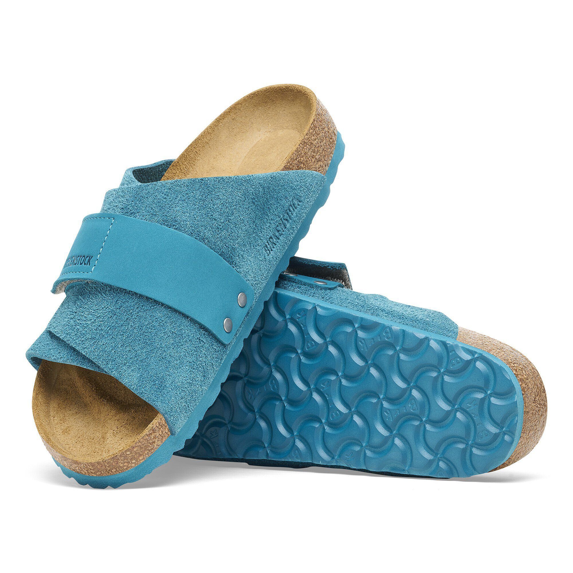 Kyoto Suede Leather Deep Turquoise | BIRKENSTOCK