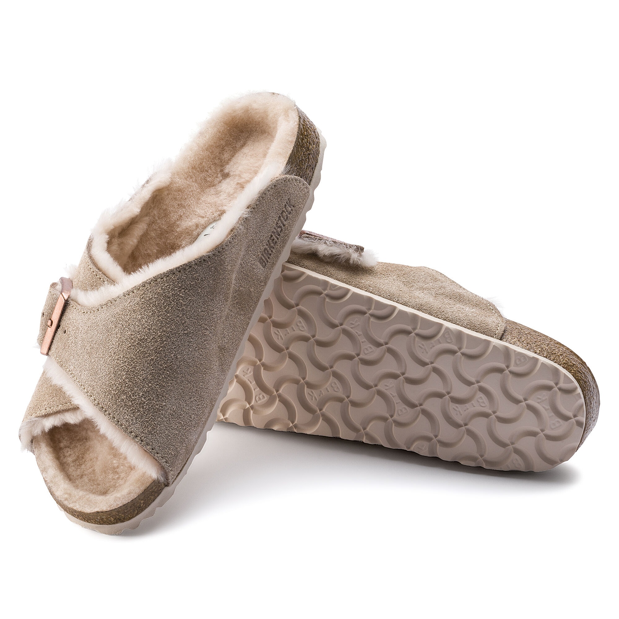 Arosa shearling shop birkenstock sandals