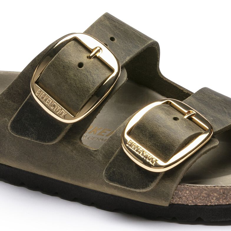 Arizona Big Buckle Oiled Leather Jade | BIRKENSTOCK