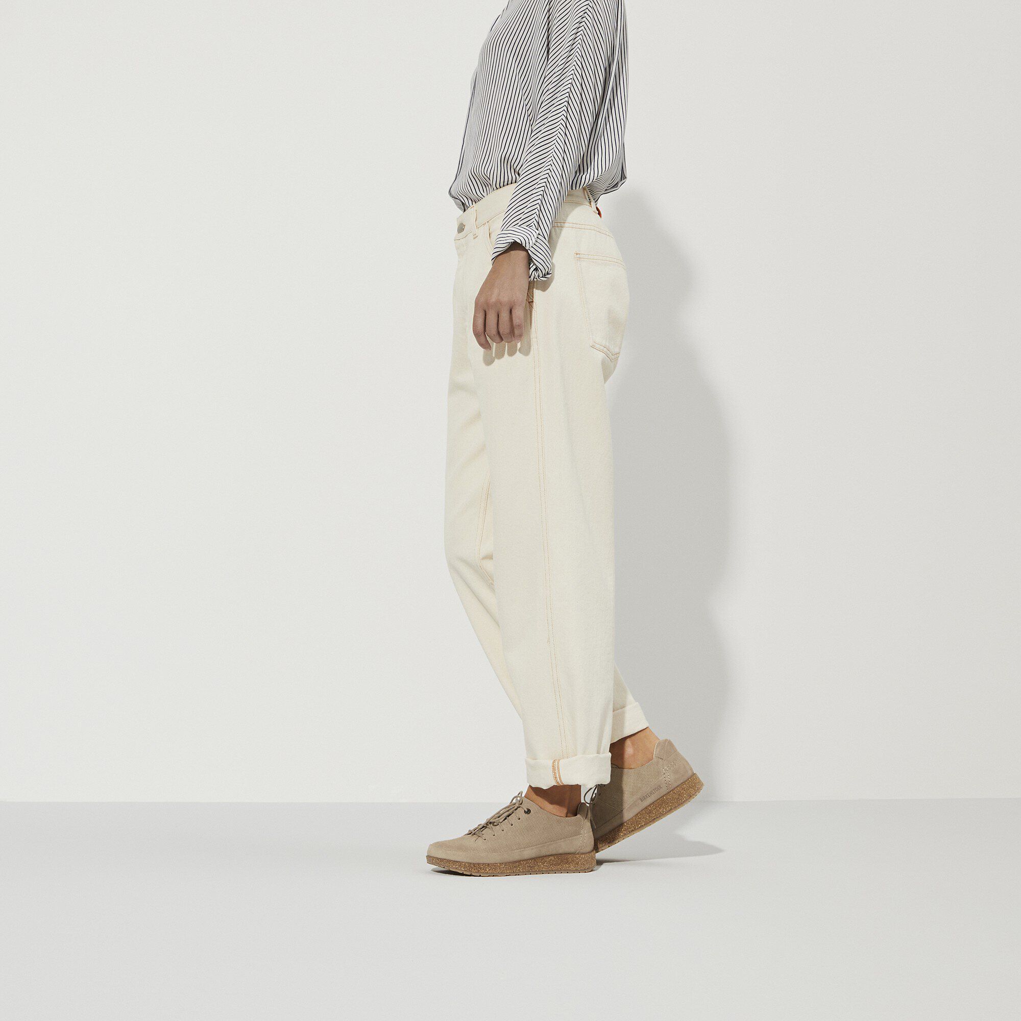 Honnef Light Suede Leather Sandcastle | BIRKENSTOCK