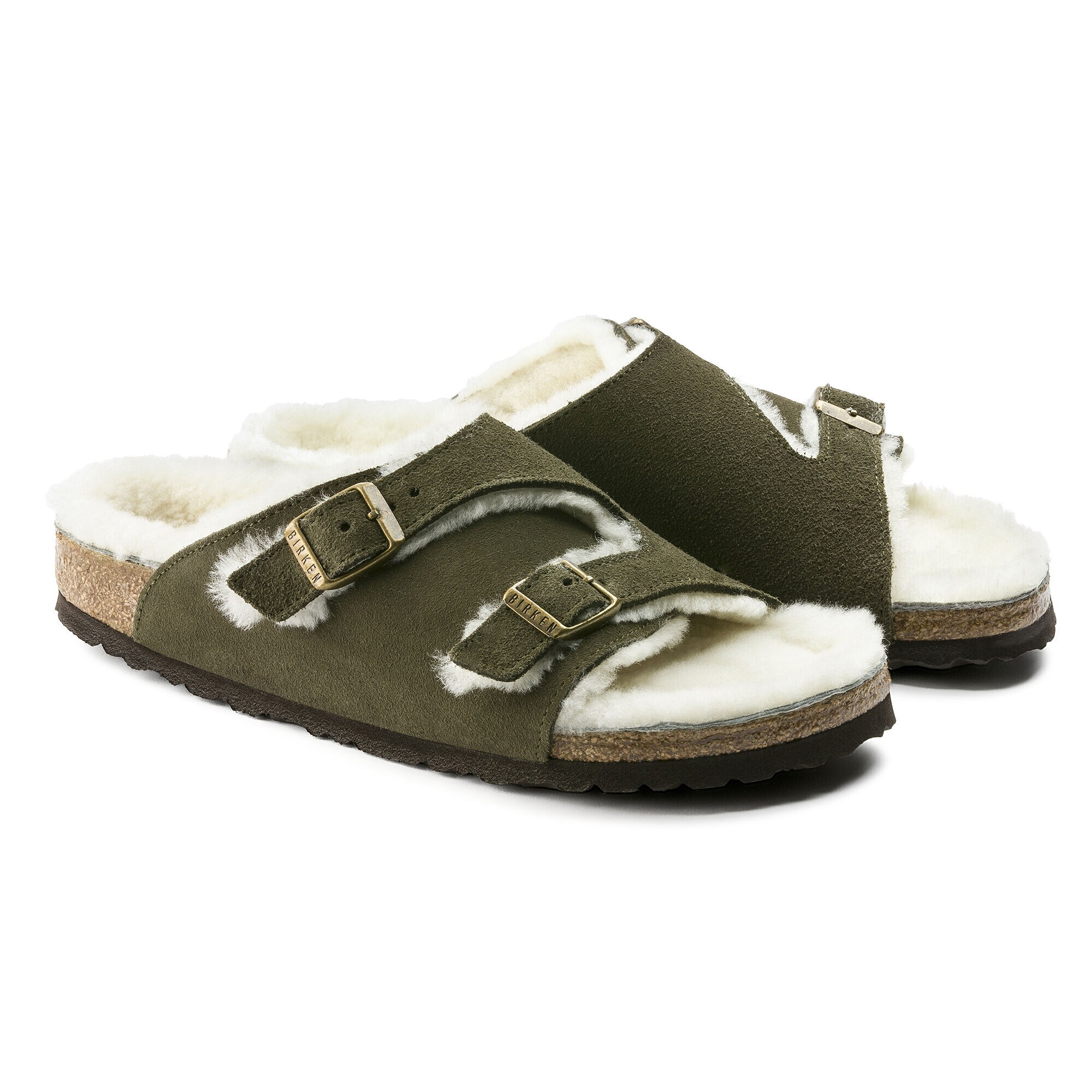 Birkenstock arizona shearling discount forest