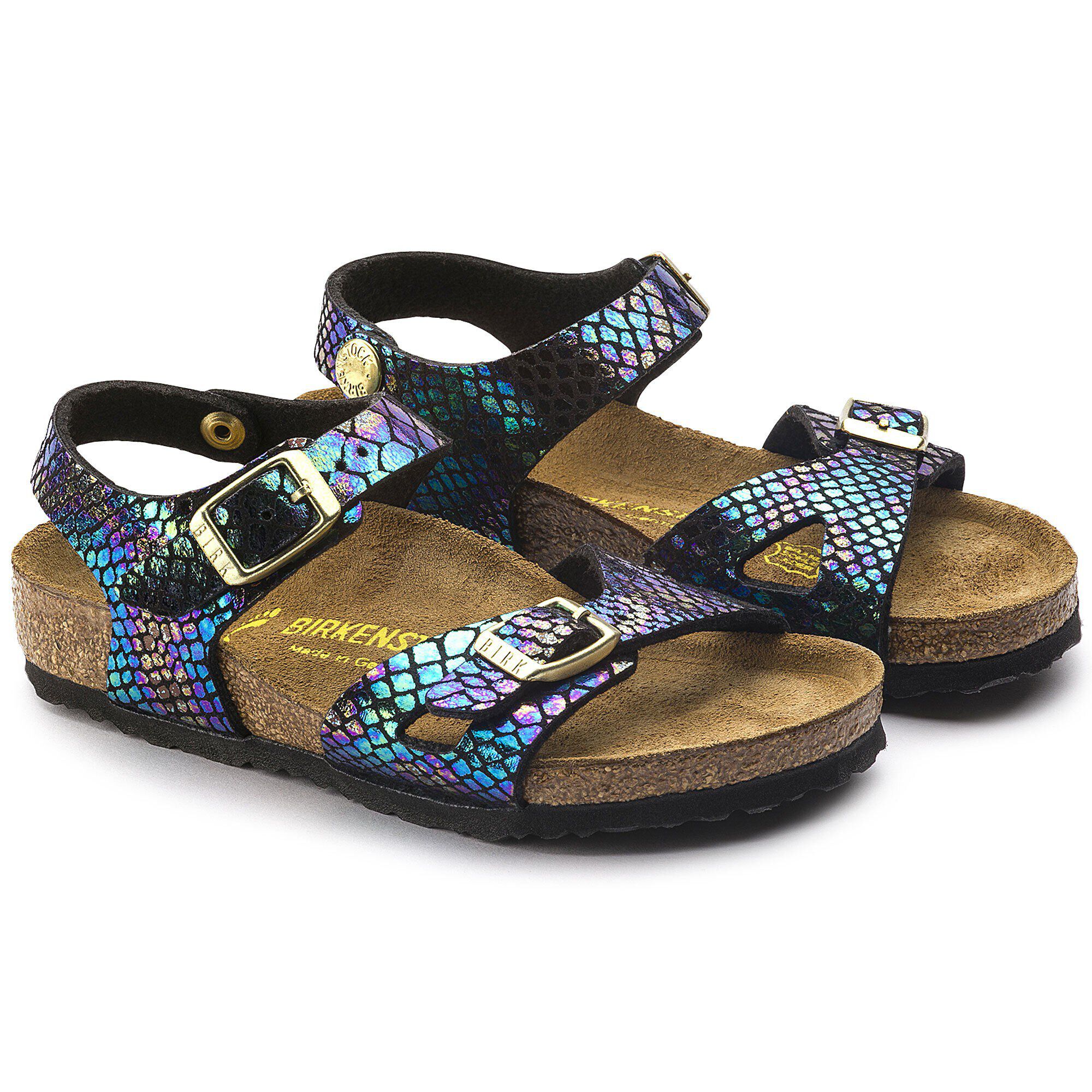 Birkenstock black shiny new arrivals snake