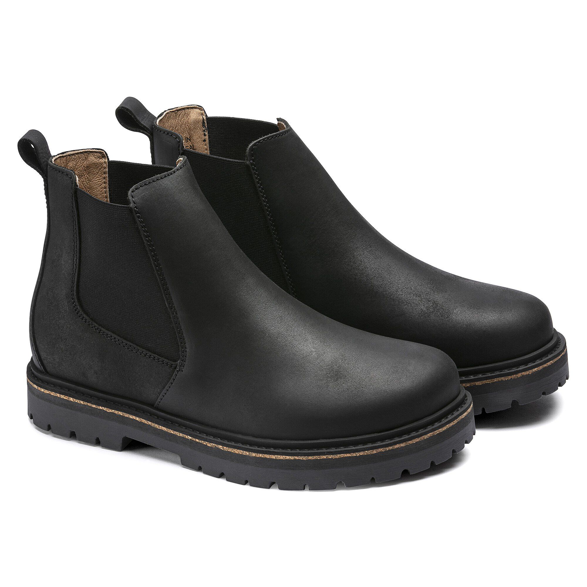 Stalon Nubuck Leather Black BIRKENSTOCK