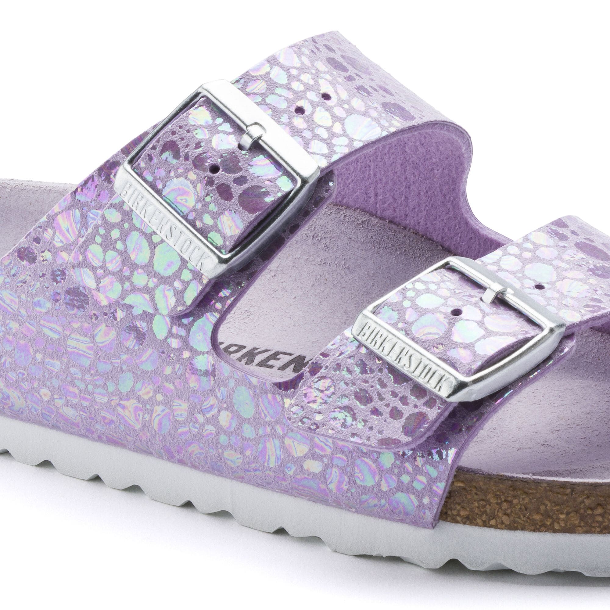 Arizona Birko Flor Metallic Stones Lilac BIRKENSTOCK