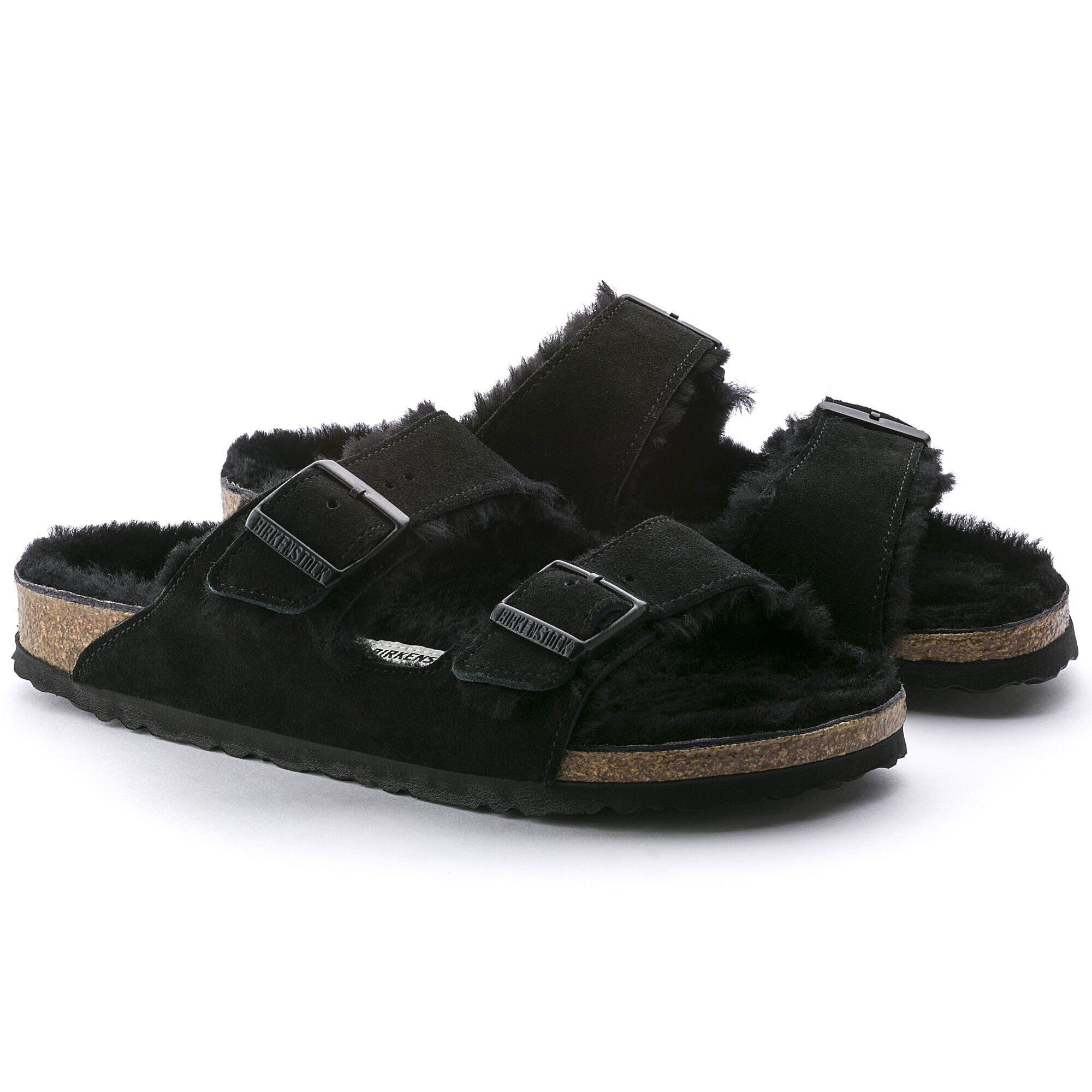 Birkenstock top fur shoes