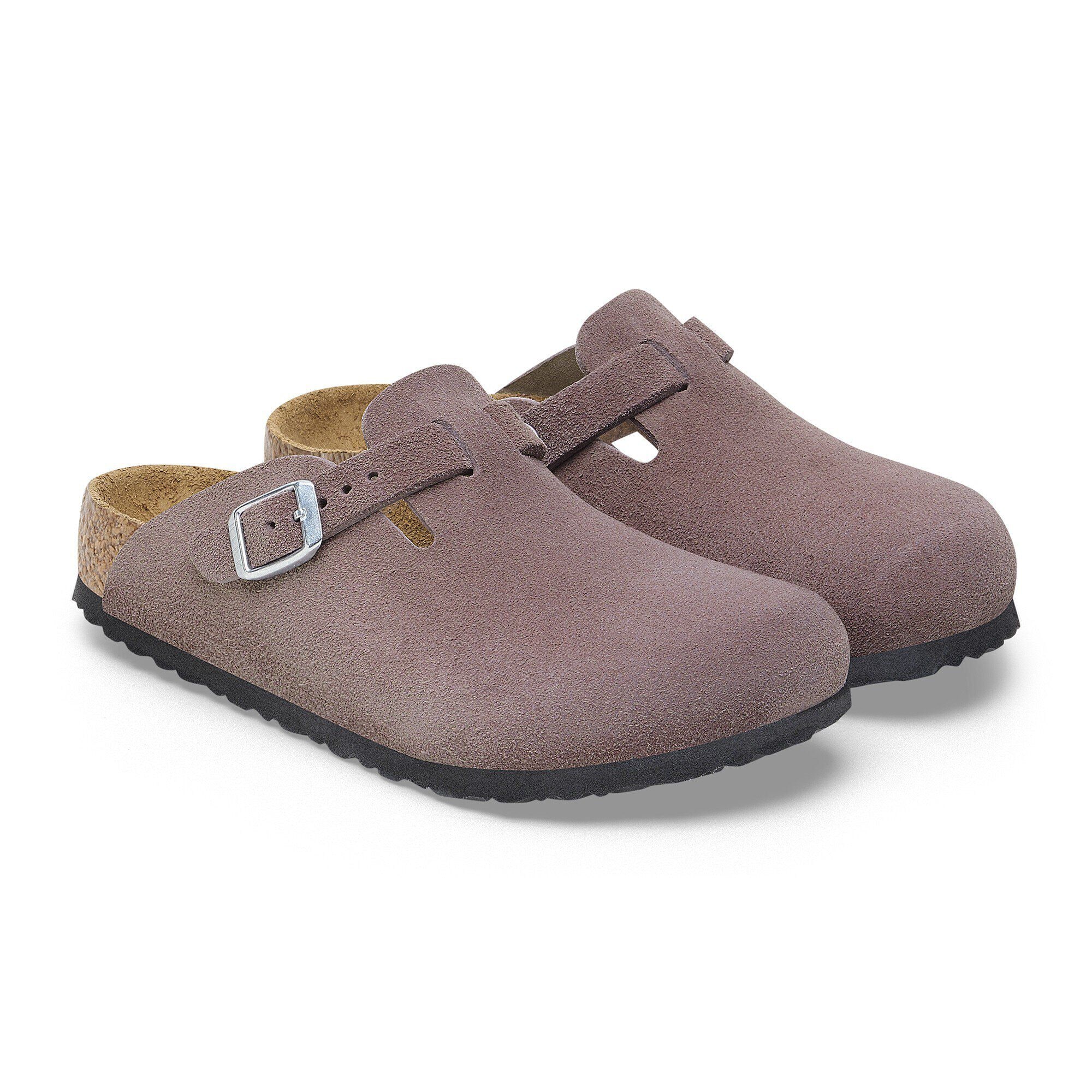 【返品?交換対象商品】 Boston Kids Suede Leather Faded Purple | BIRKENSTOCK 靴