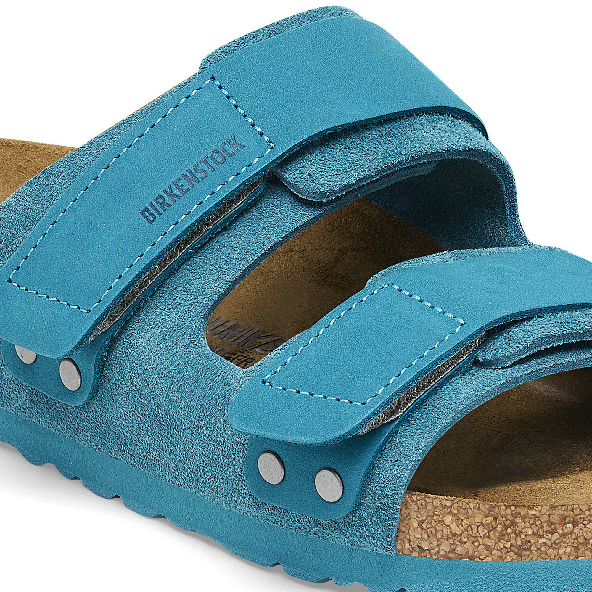 Uji Nubuck Suede Leather Deep Turquoise BIRKENSTOCK