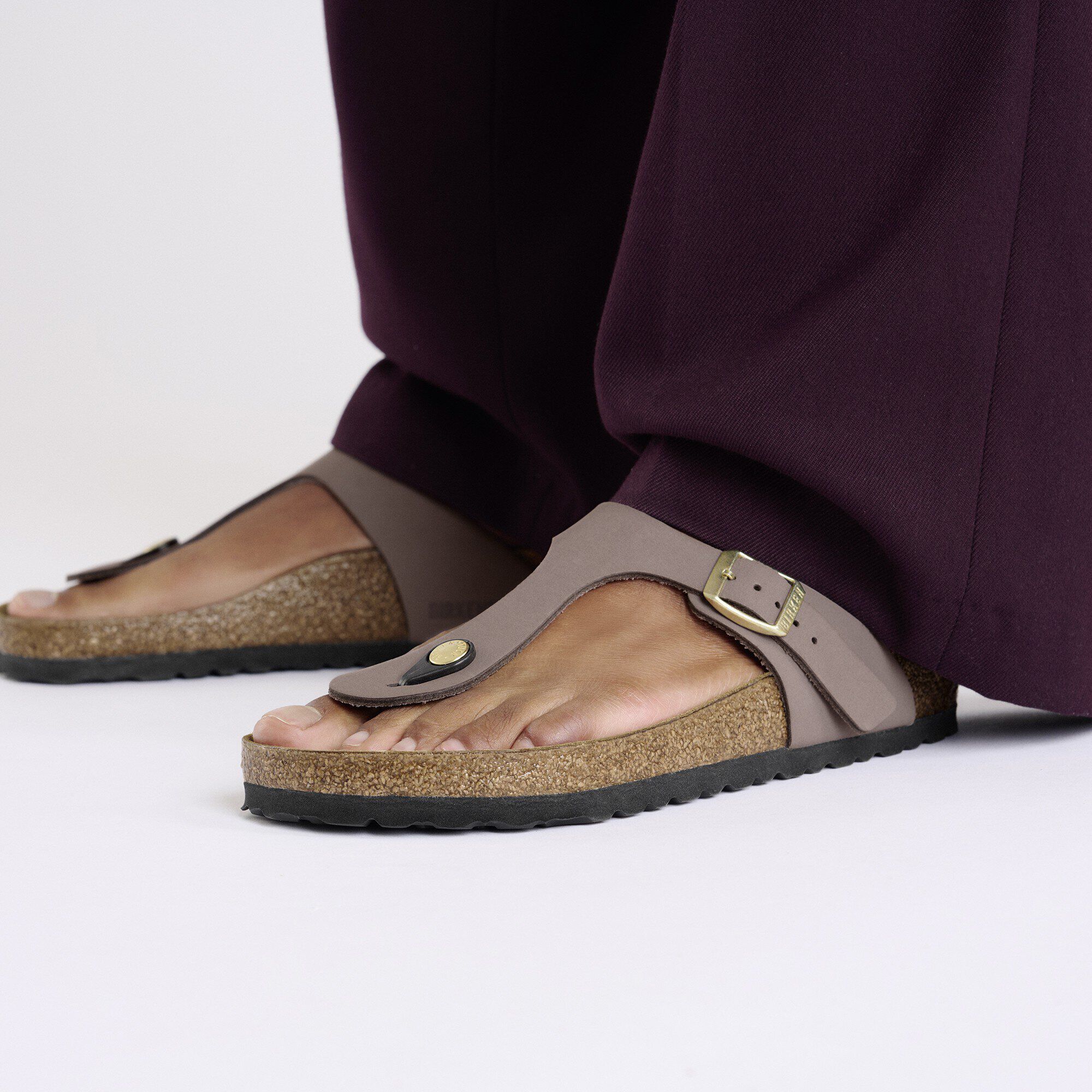 Gizeh Nubuck Leather Faded Purple | BIRKENSTOCK