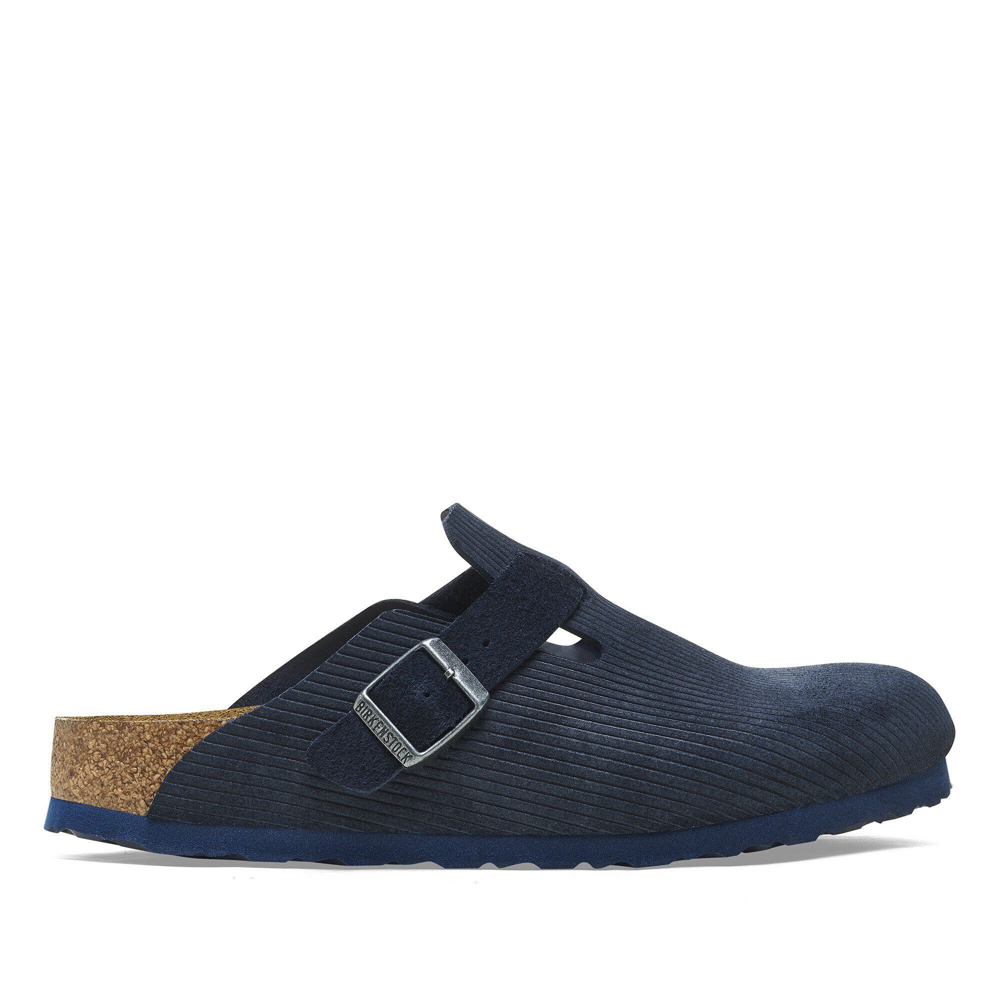 1072 BIRKENSTOCK ボストン 27cm スエード トープ Boston Suede Embossed Corduroy Midnight | BIRKENSTOCK