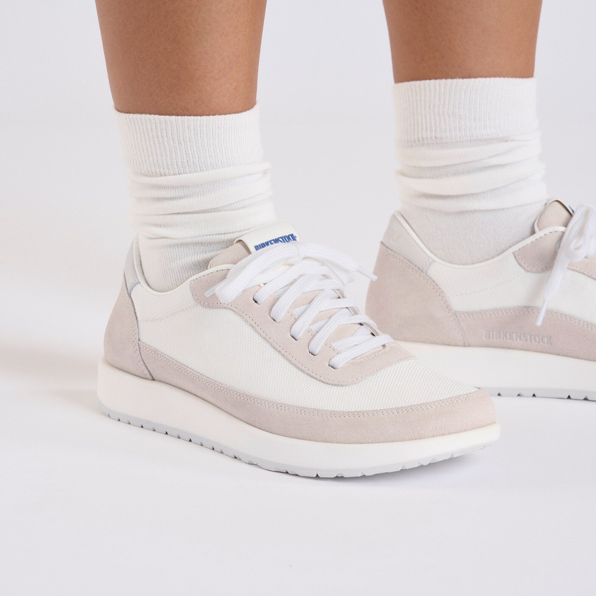 Honnef City Leather-Textile Antique White/White | BIRKENSTOCK