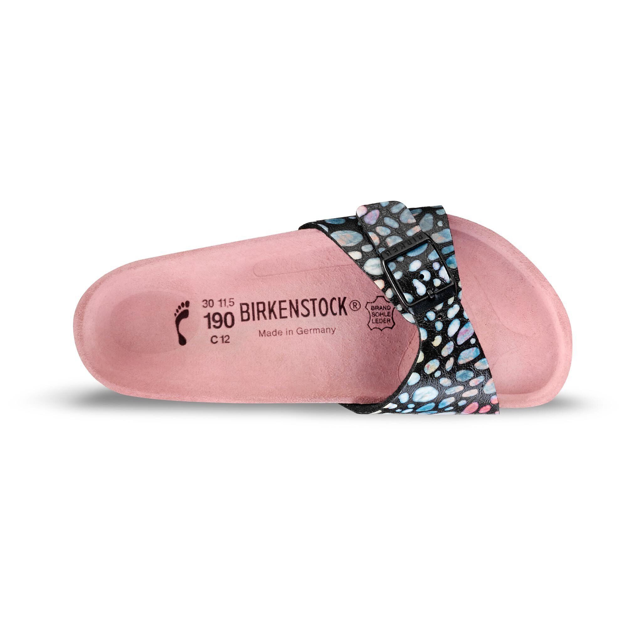 Birkenstock madrid metallic stones black discount