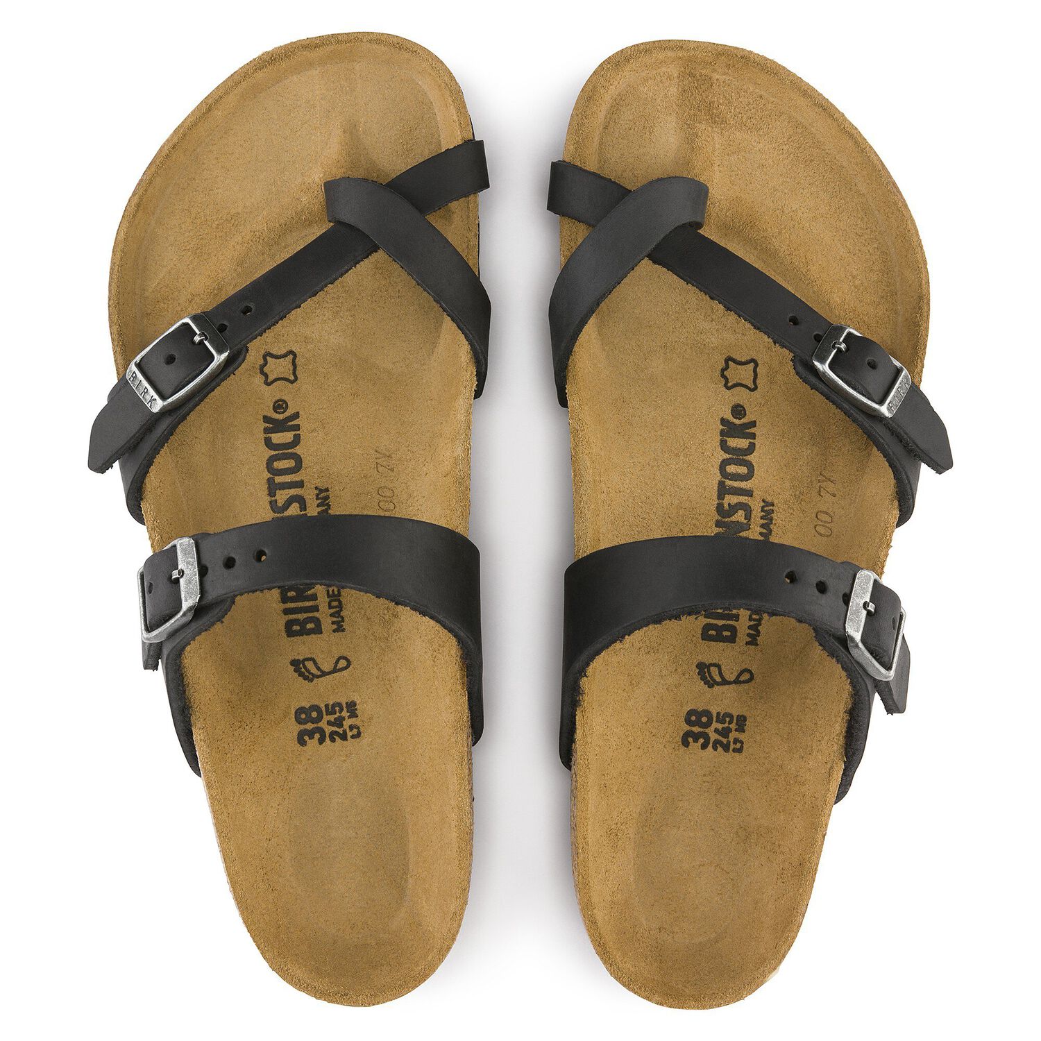 Mayari Oiled Leather Black | BIRKENSTOCK