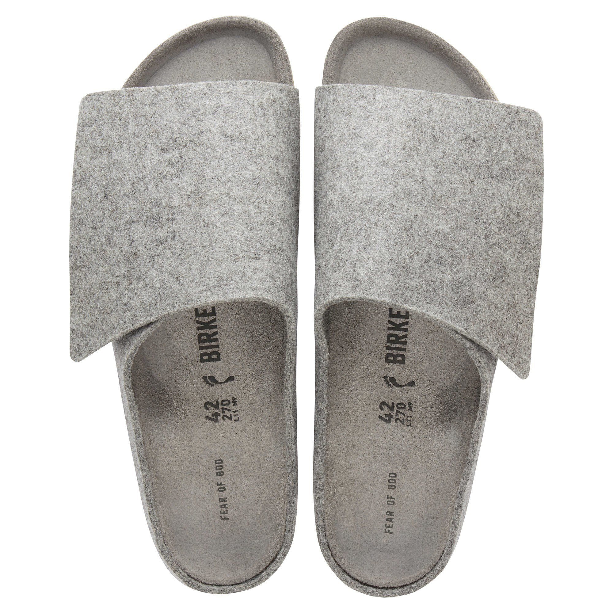 Los Feliz Felt Wool Felt Cement Melange | BIRKENSTOCK
