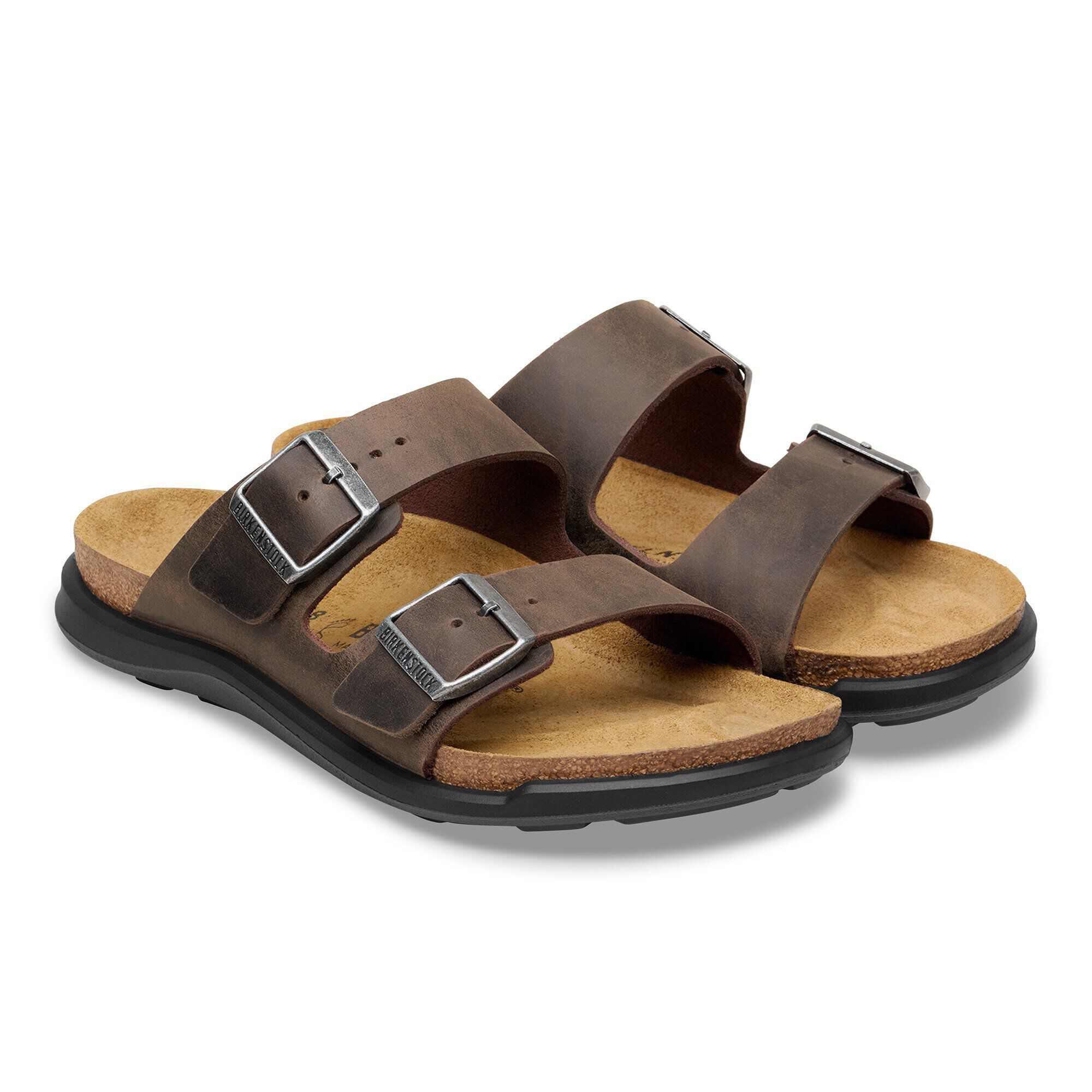 Birkenstock Arizona サンダル 42 ブラウン Arizona Crosstown Women Oiled Leather Habana | BIRKENSTOCK