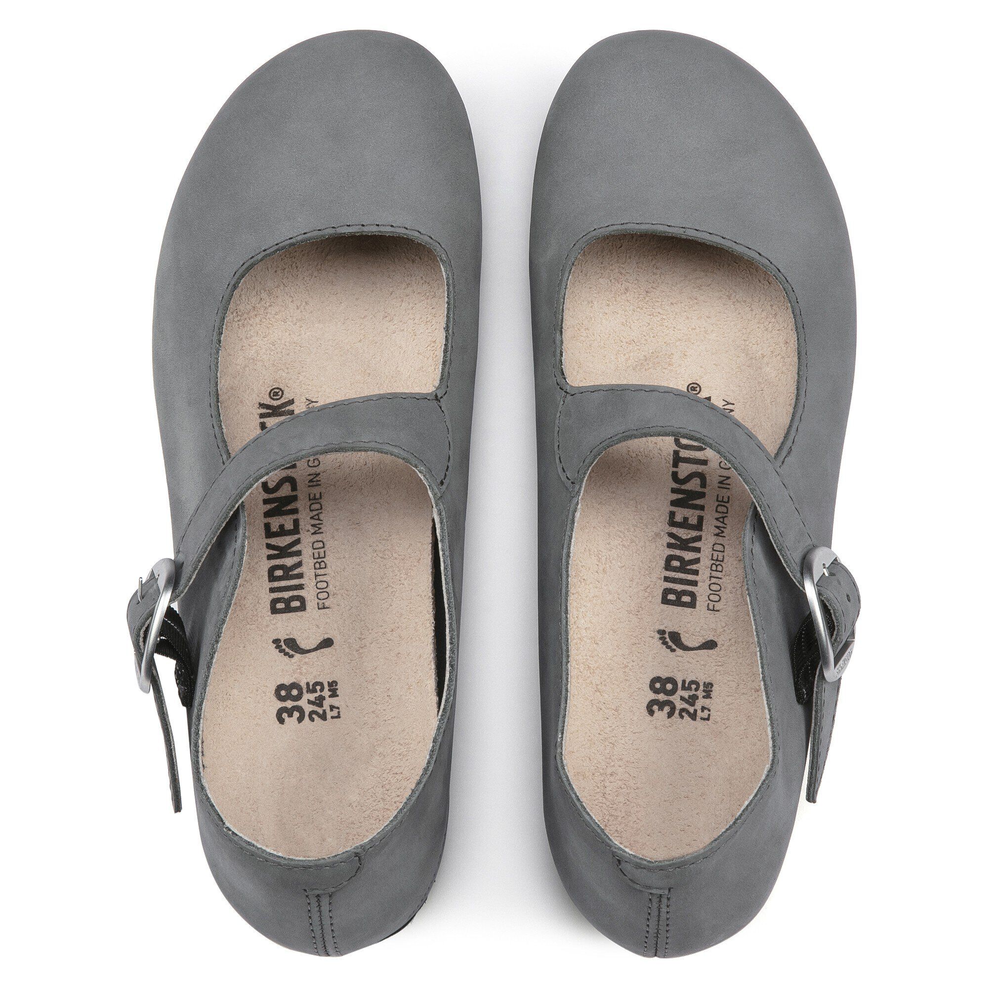 Tracy Nubuck Leather Gray