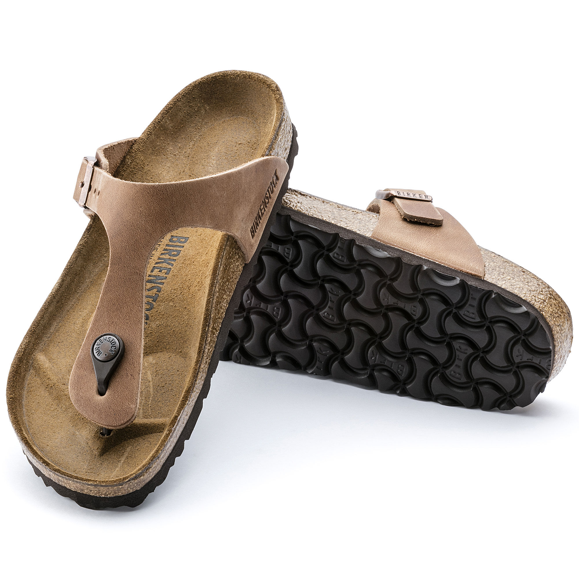 Birkenstock gizeh oiled deals leather antique brown
