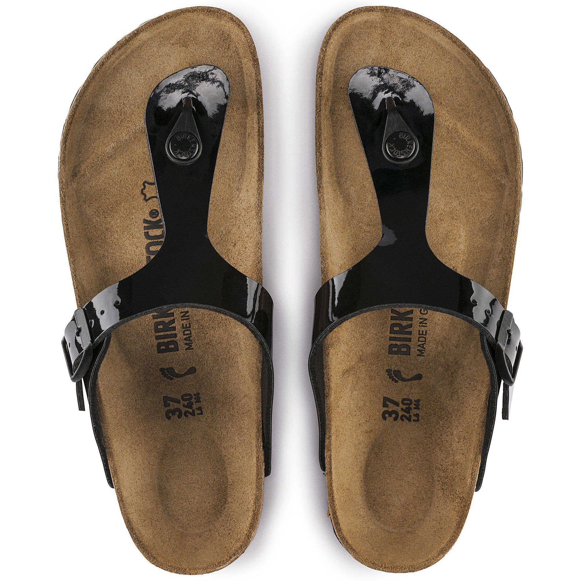 Birkenstock gizeh patent leather clearance