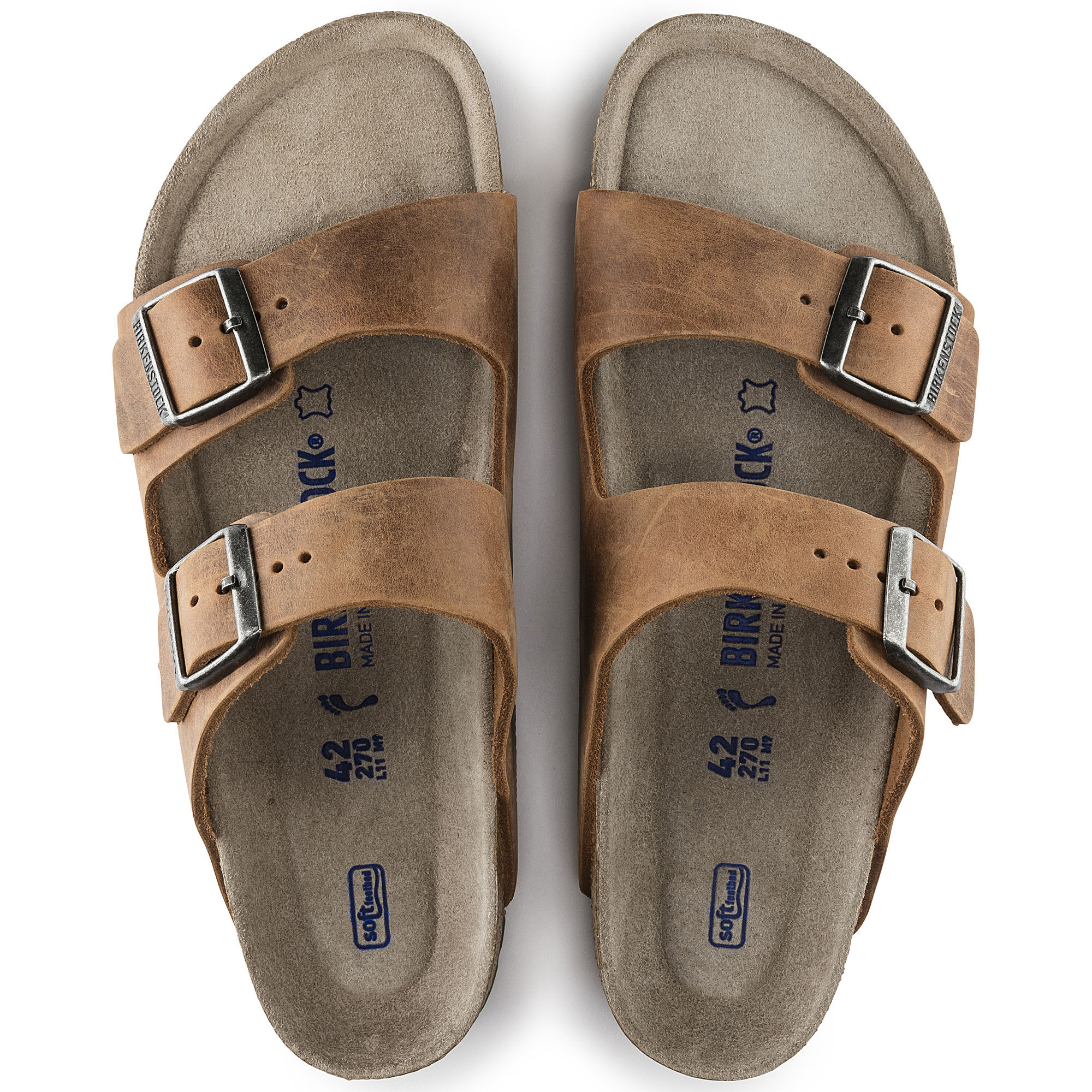 Arizona Oiled Leather Antique Brown BIRKENSTOCK