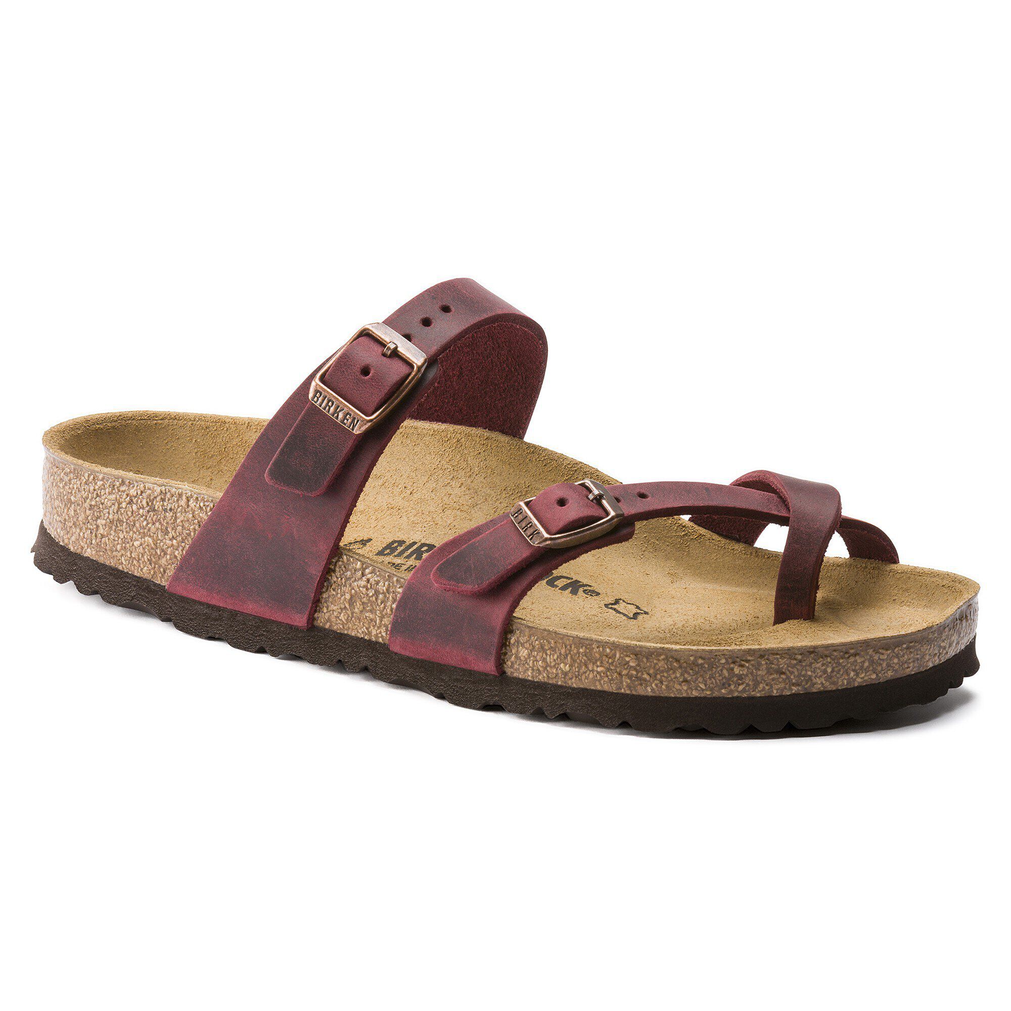 Birkenstock mayari zinfandel oiled leather sale
