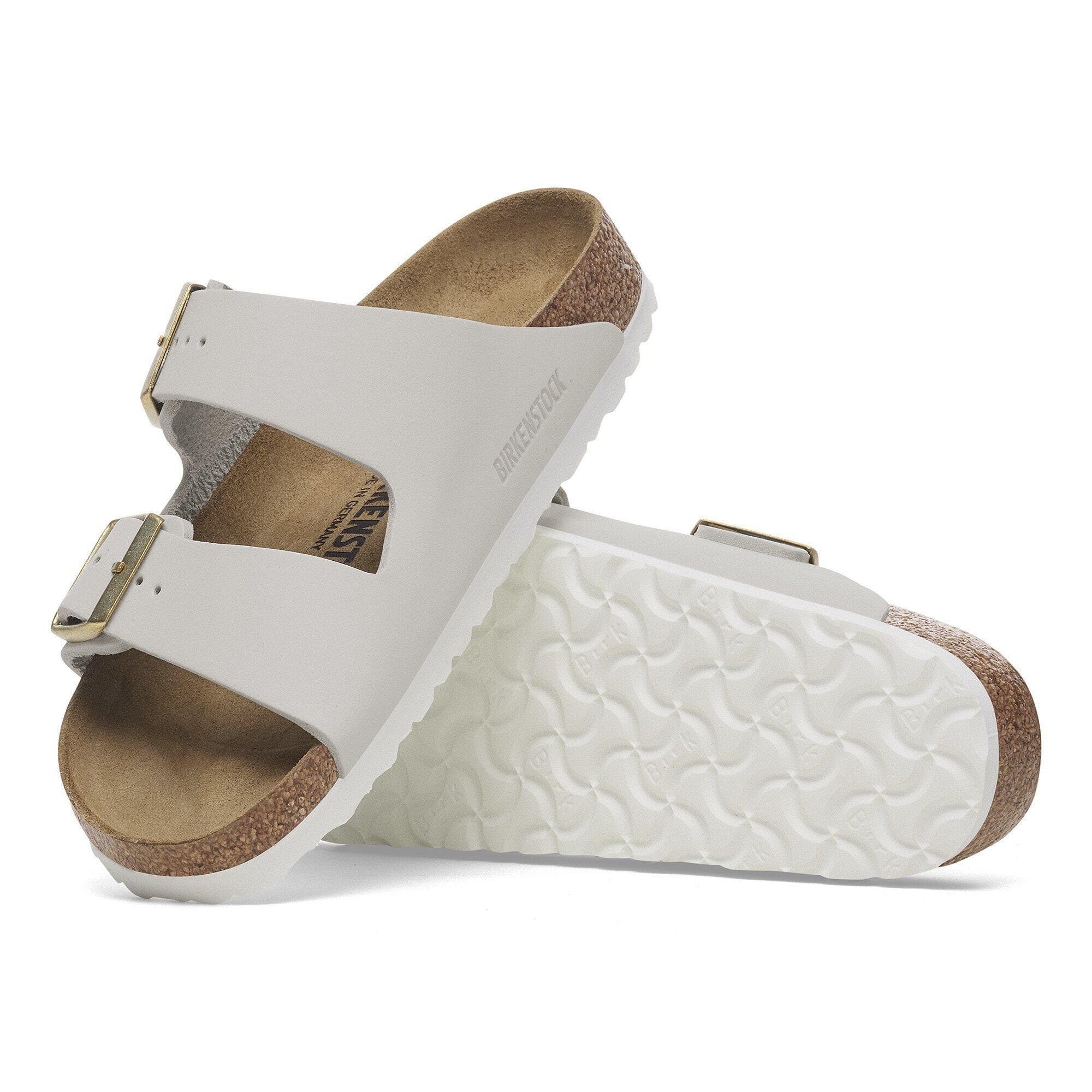 サンダル・ミュール BIRKENSTOCK SS25 (1024822 ANTIQUEWHITE) Arizona Nubuck Leather Antique White | BIRKENSTOCK