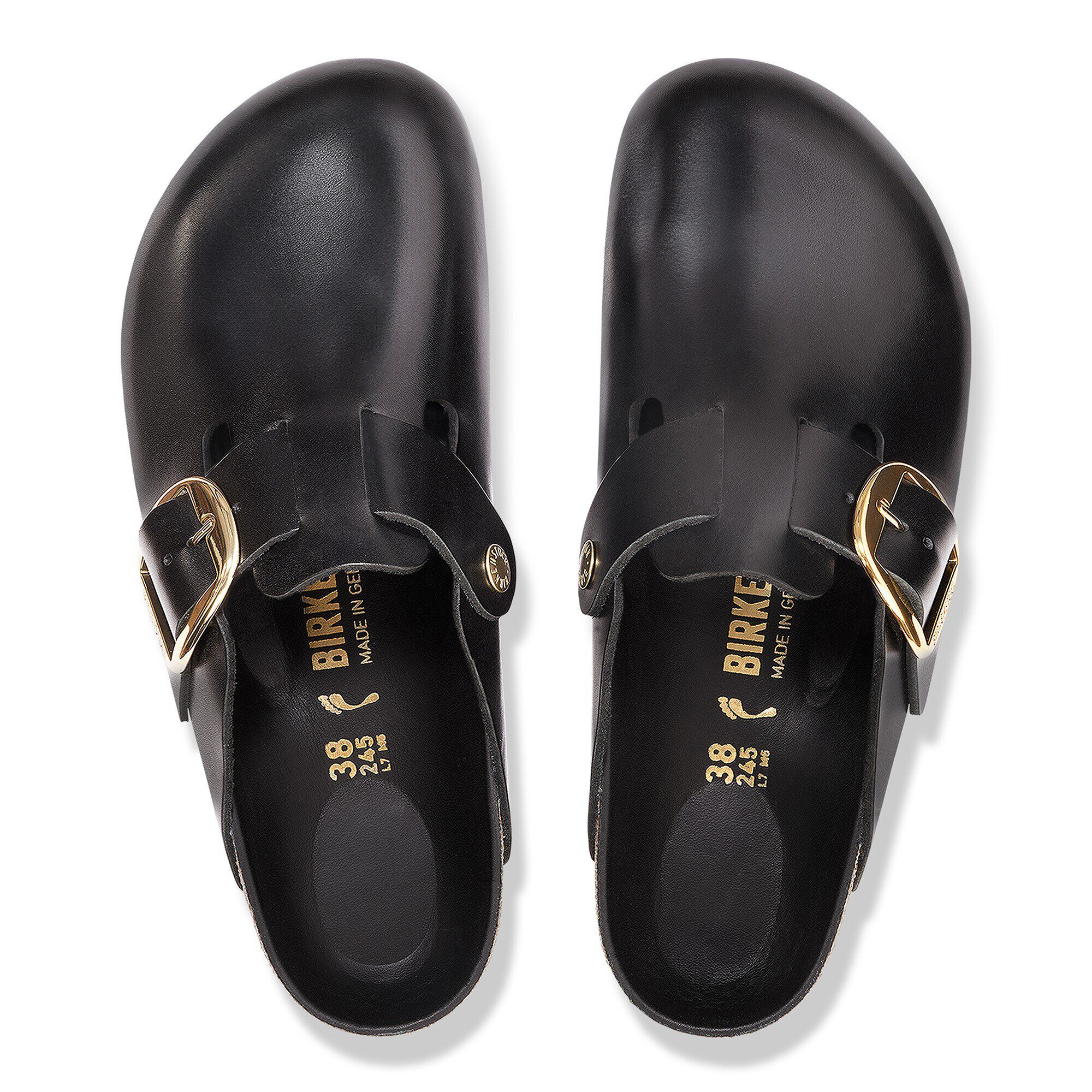 【BIRKENSTOCK 】 BOSTON BIG BUCKLE 39 25 Boston Big Buckle Nubuck Leather Sandcastle | BIRKENSTOCK