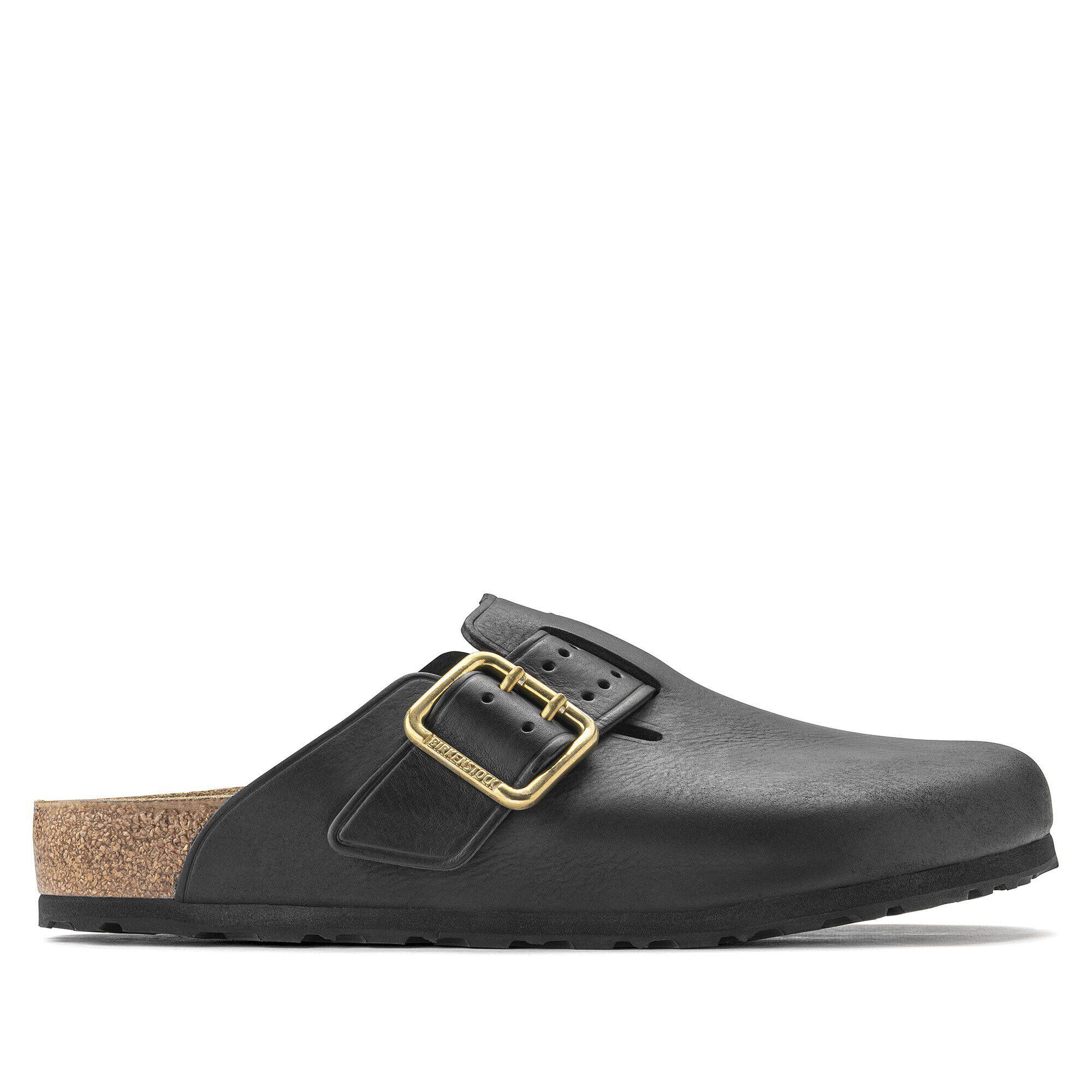 Boston Bold Leather Black | BIRKENSTOCK