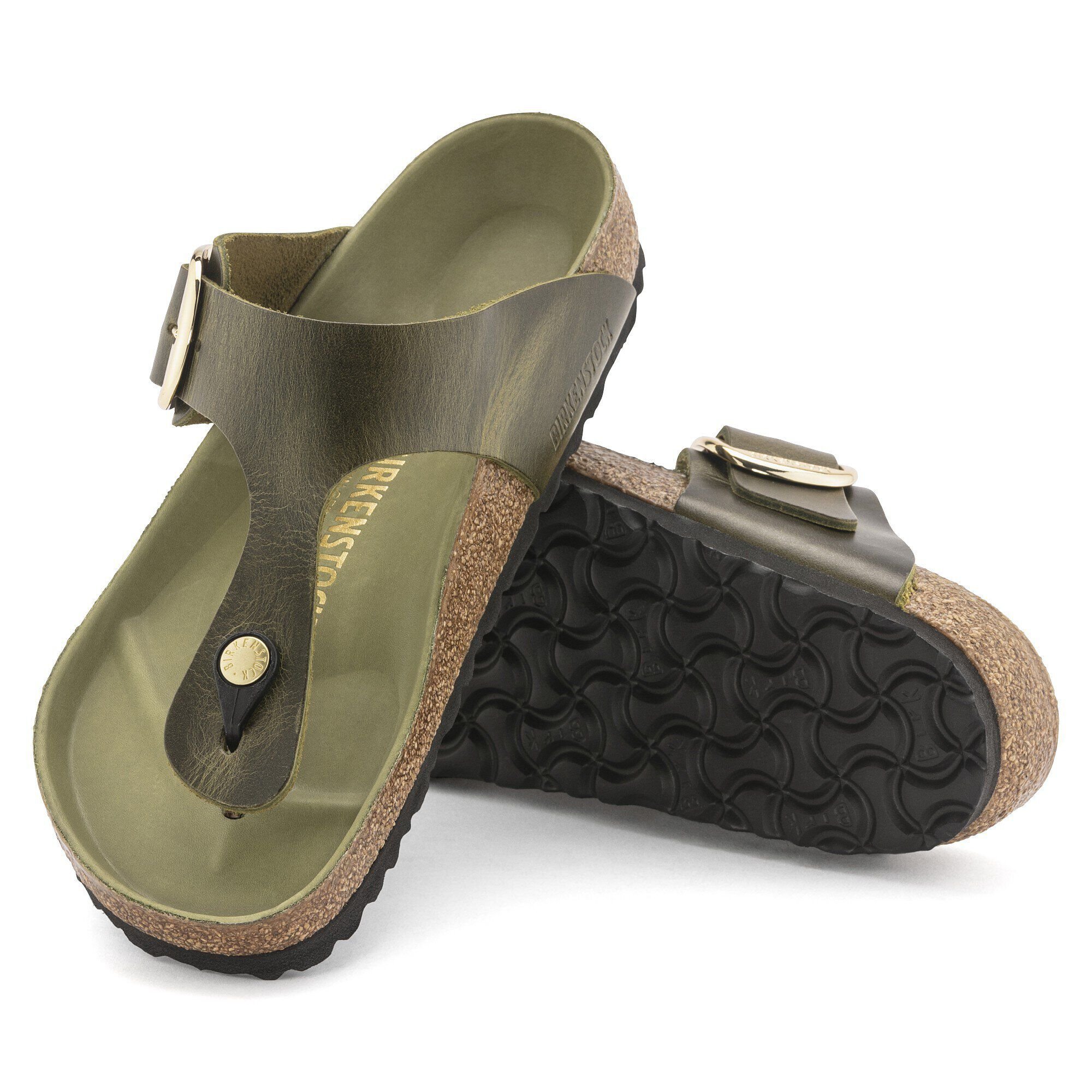 サンダル BIRKENSTOCK SANDAL (1028643 GOLDENOLIVE) Birkenstock Arizona Sandal - Gold - Murray's Toggery Shop