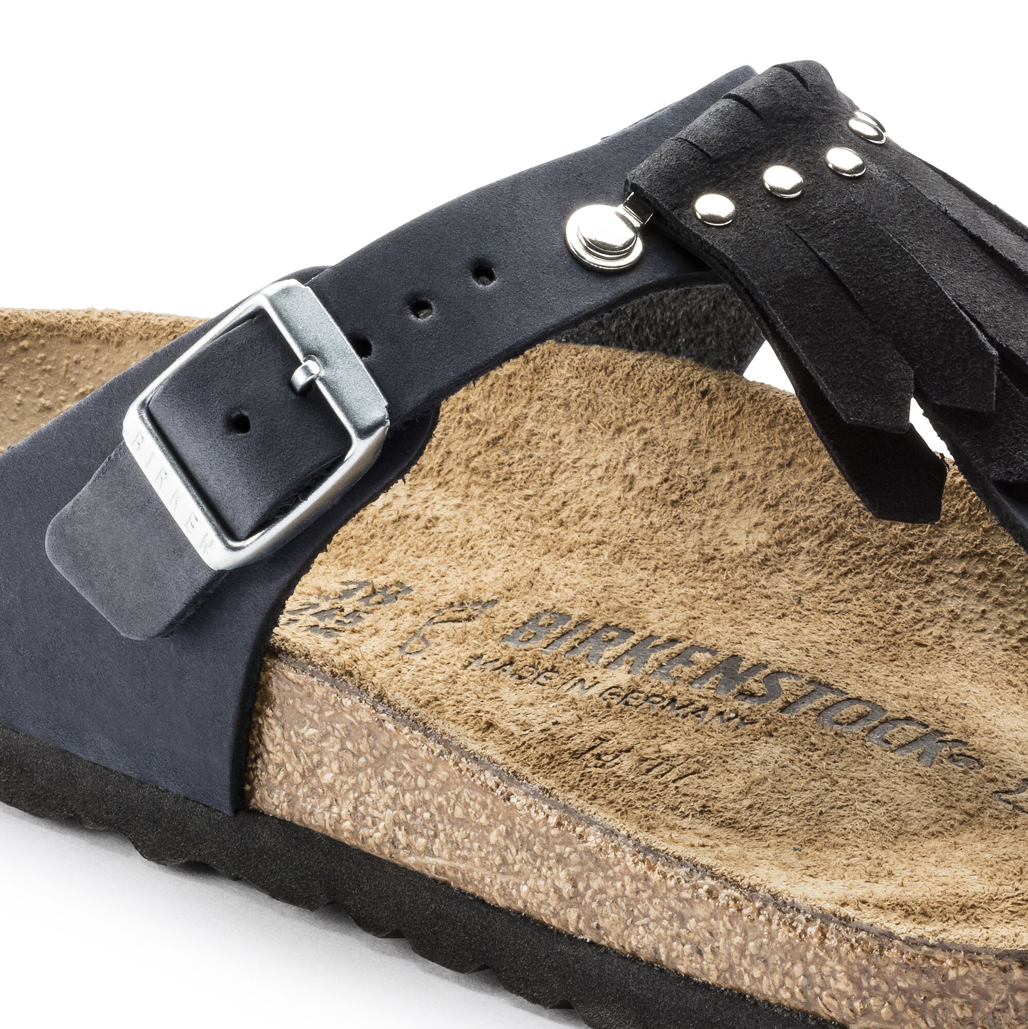 Birkenstock with metal fringe sales