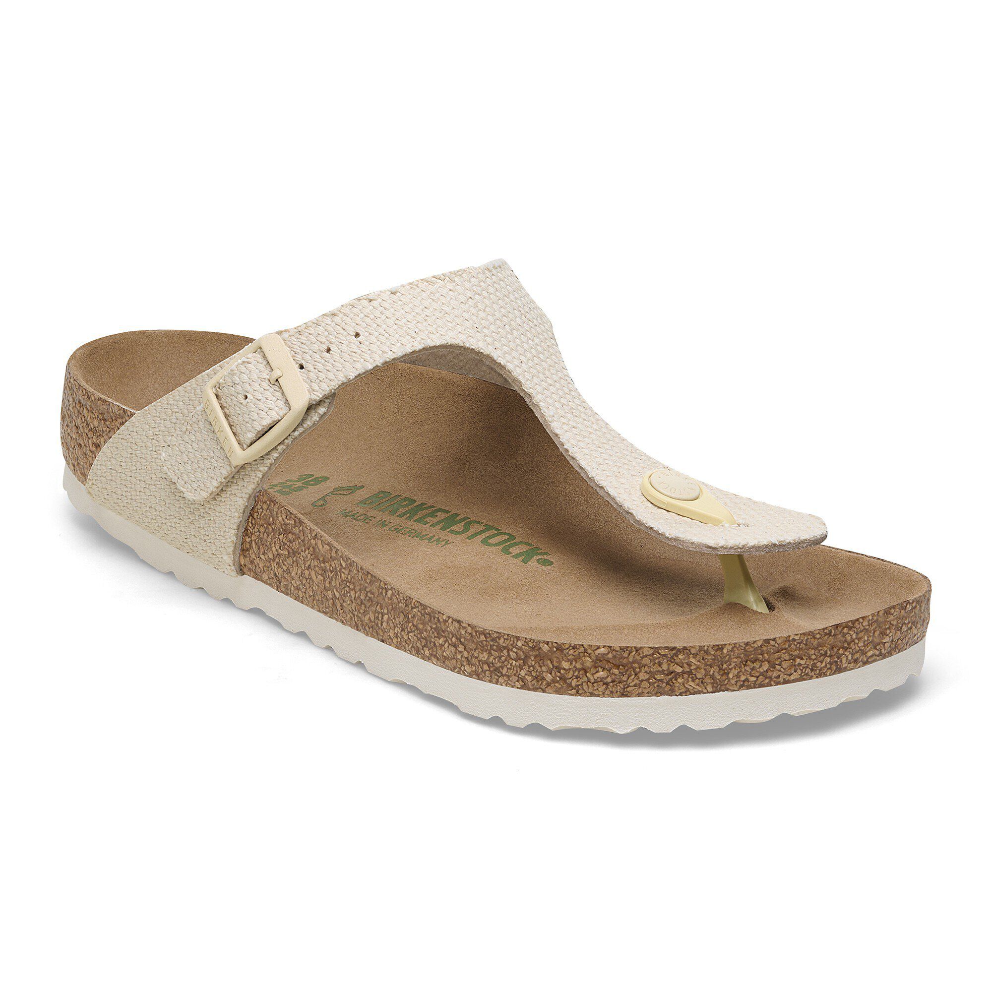 Gizeh Vegan Textile Canvas Eggshell BIRKENSTOCK