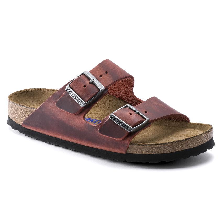 Arizona Soft Footbed Oiled Earth Red BIRKENSTOCK