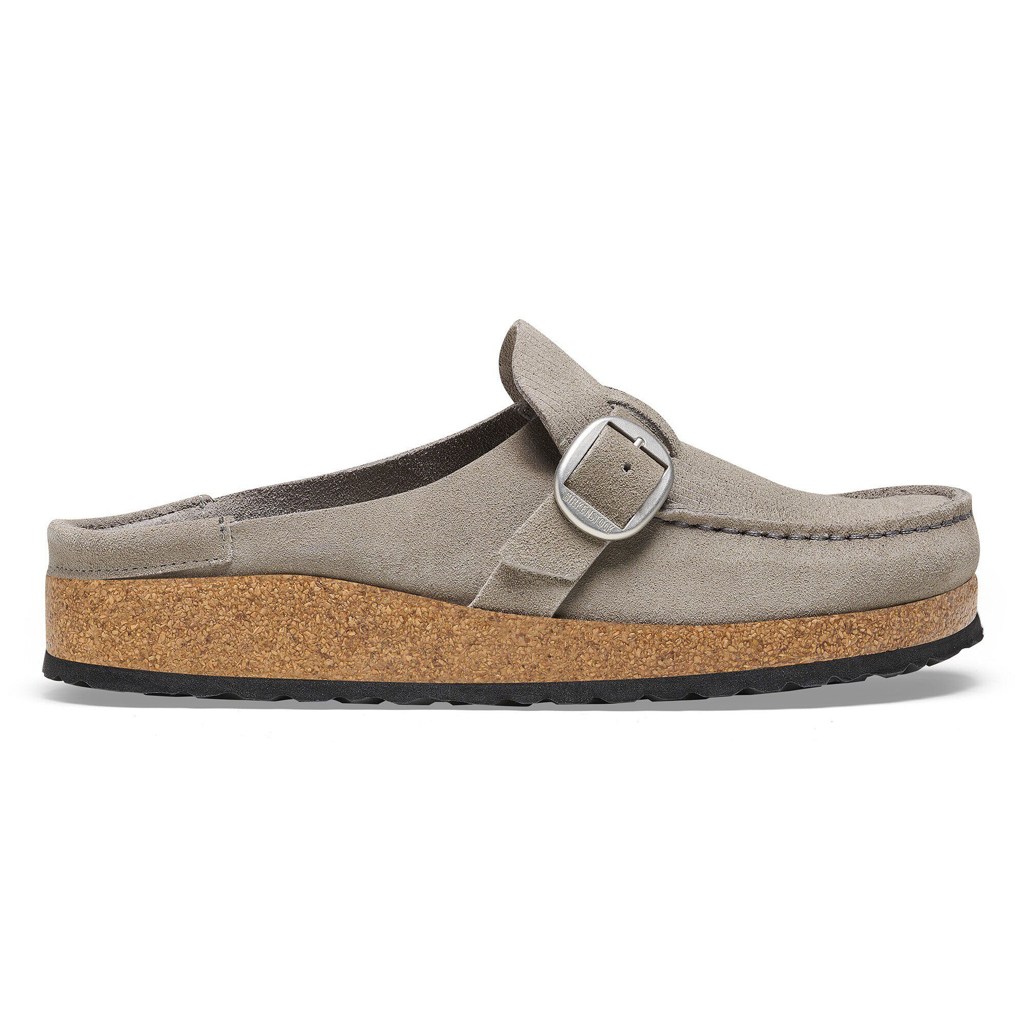 ★ EiDER★ Vivace Corduroy E2Beige DWF24N41E2 Boston Suede Embossed Corduroy Stone Coin | BIRKENSTOCK