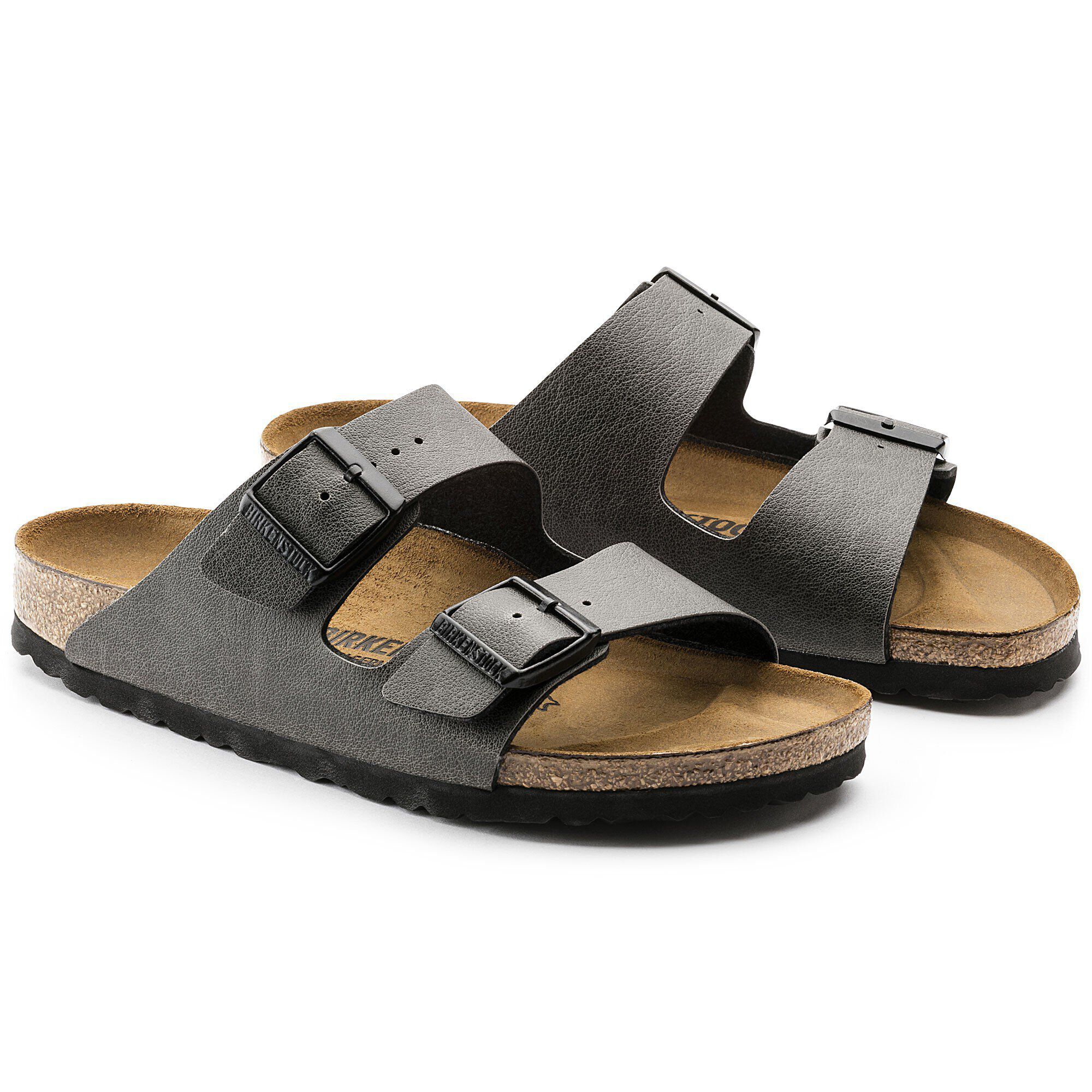 Birkenstock vegan arizona in anthracite new arrivals