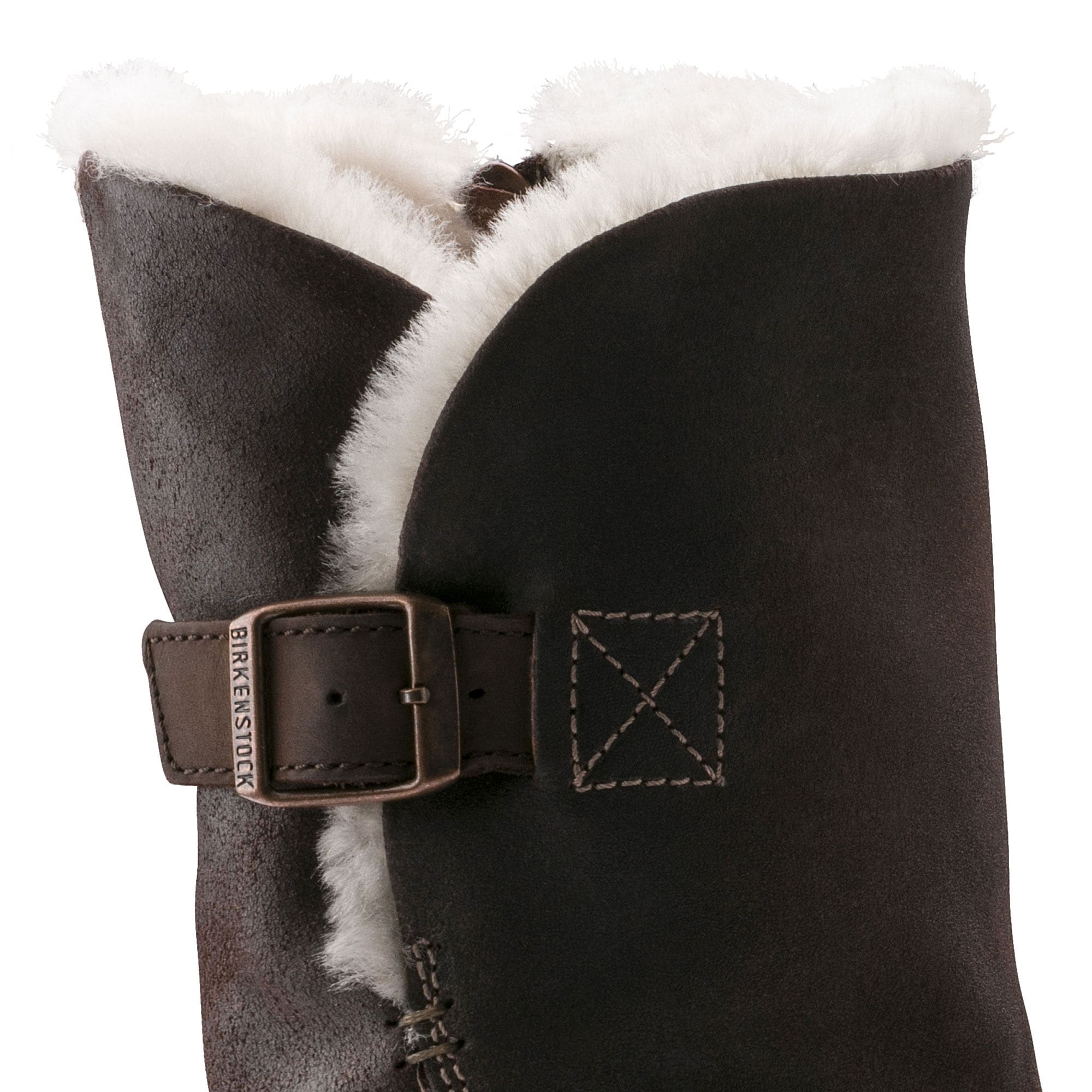 Woodbury Suede Leather Dark Brown BIRKENSTOCK