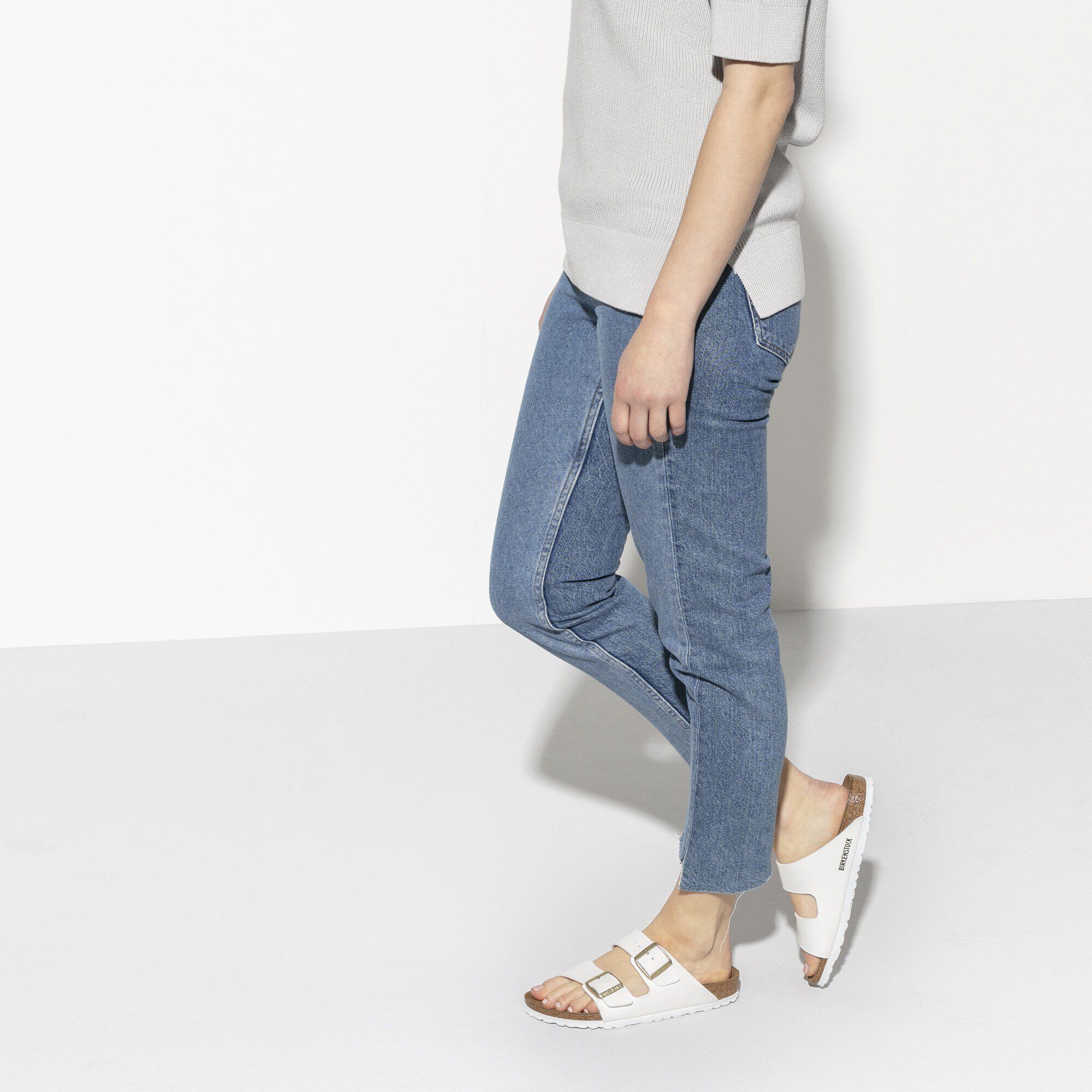 Birkenstock arizona patent 2025 white