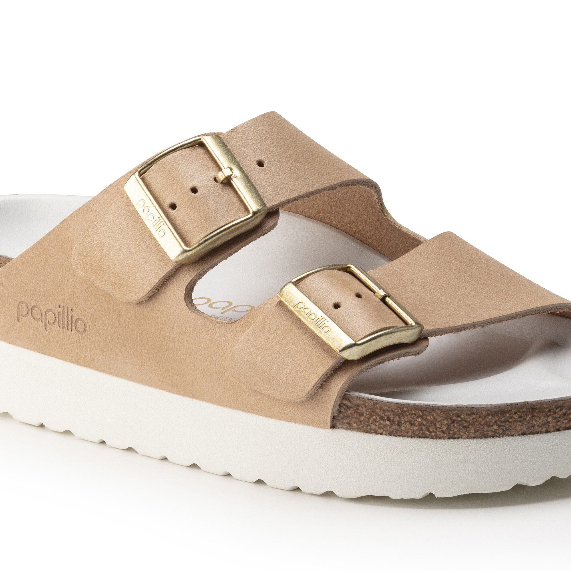 Arizona Platform Leather Nude BIRKENSTOCK