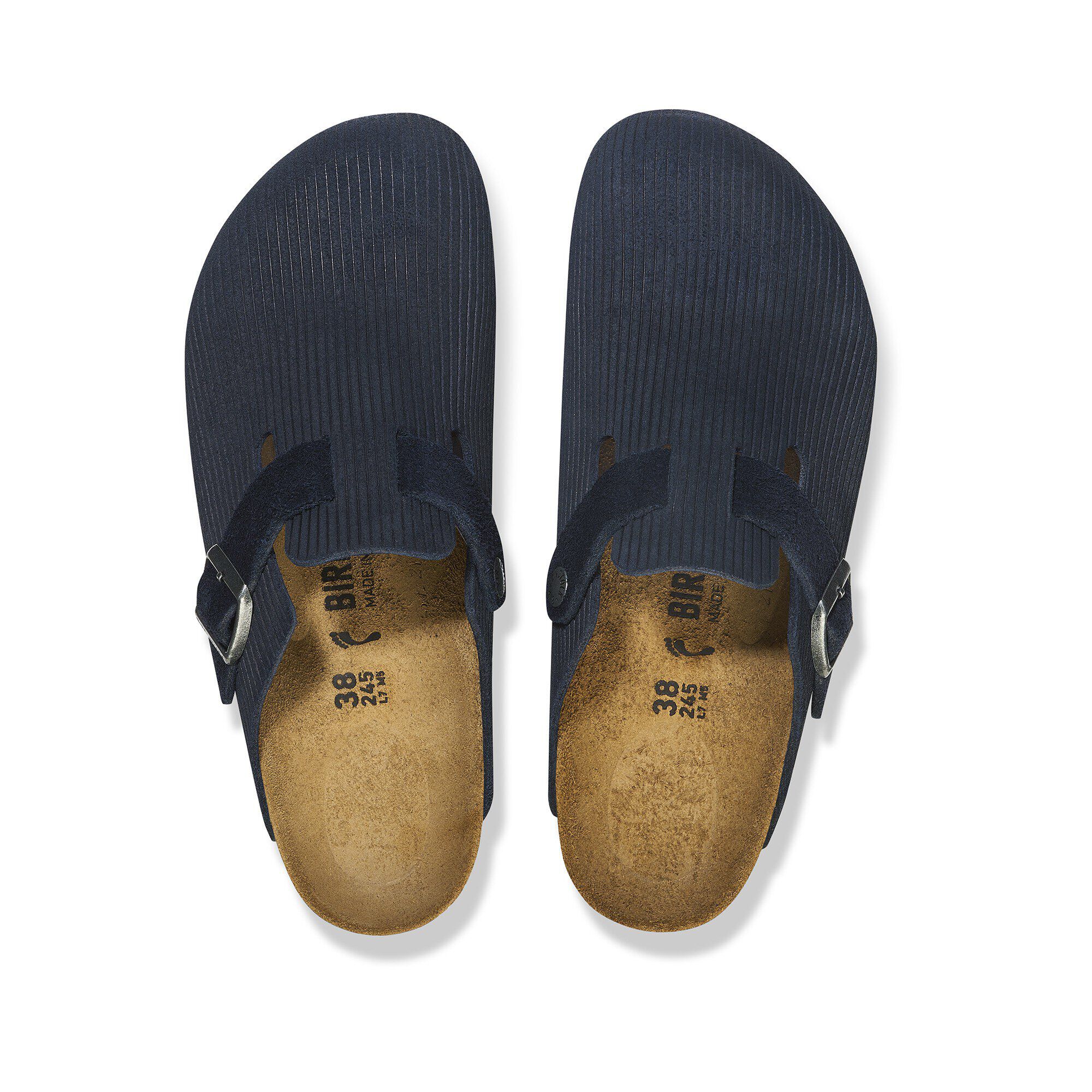 Boston Suede Embossed Corduroy Midnight | BIRKENSTOCK