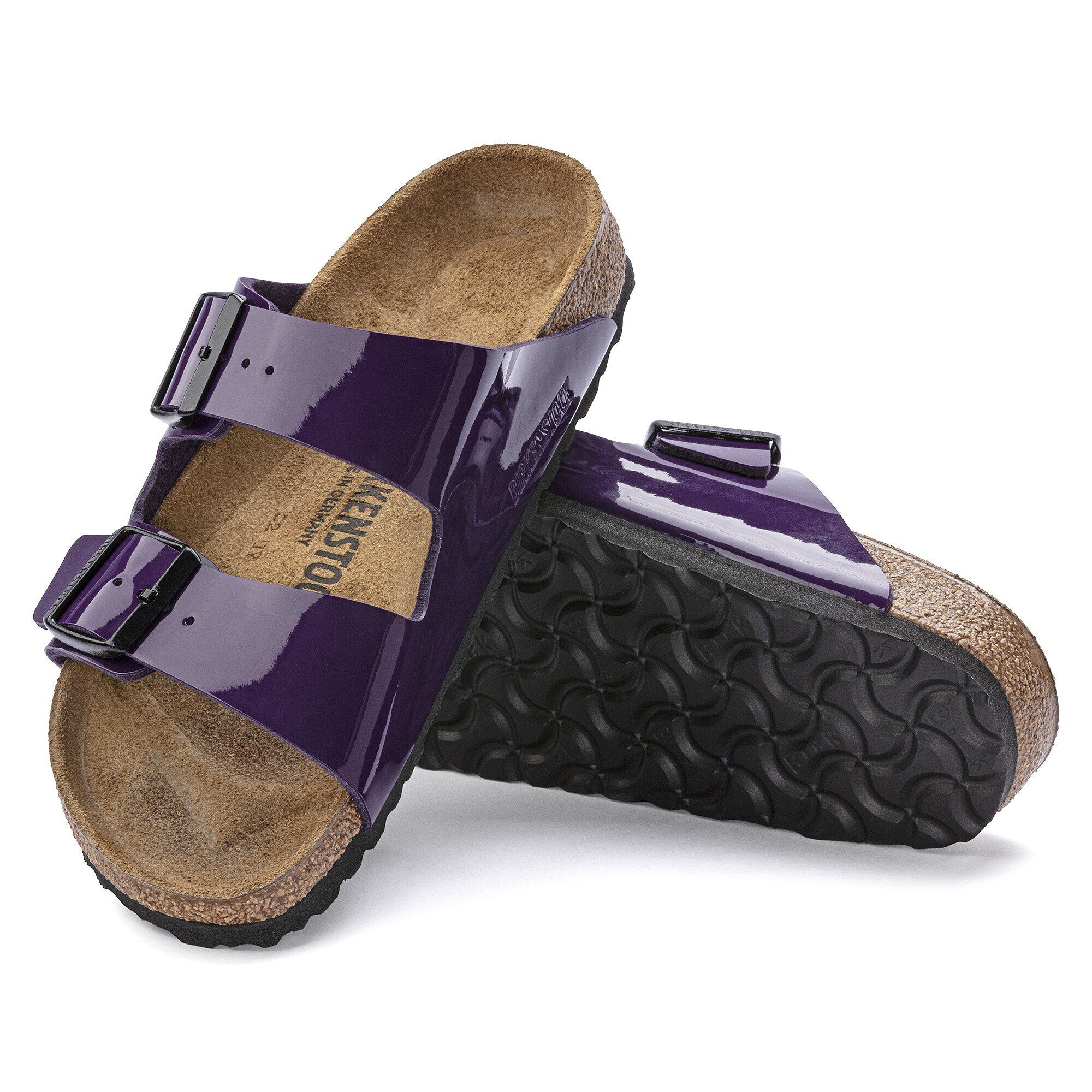 Birkenstock arizona shop metallic violet