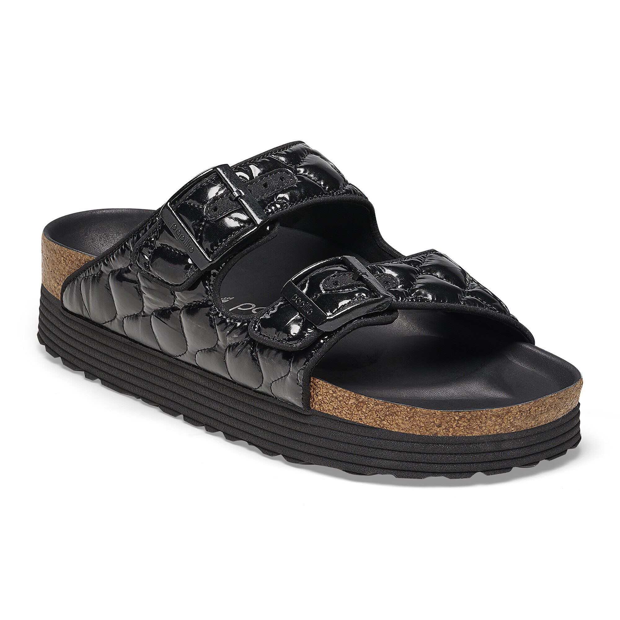 Birkenstock arizona discount platform shoes