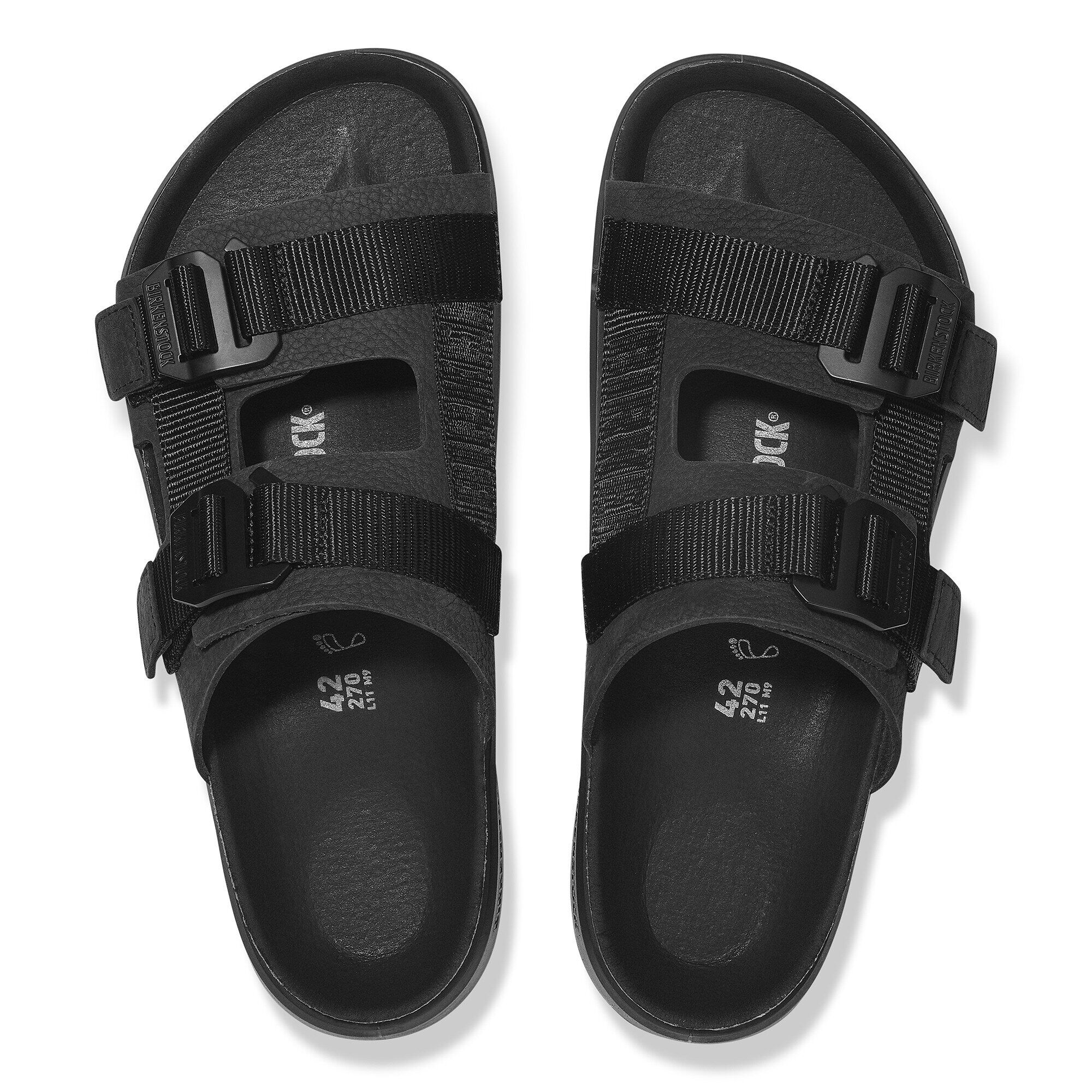 BIRKENSTOCK Shinjuku 2 Strap サンダル Shinjuku 2 Strap Leather-Textile Black | BIRKENSTOCK