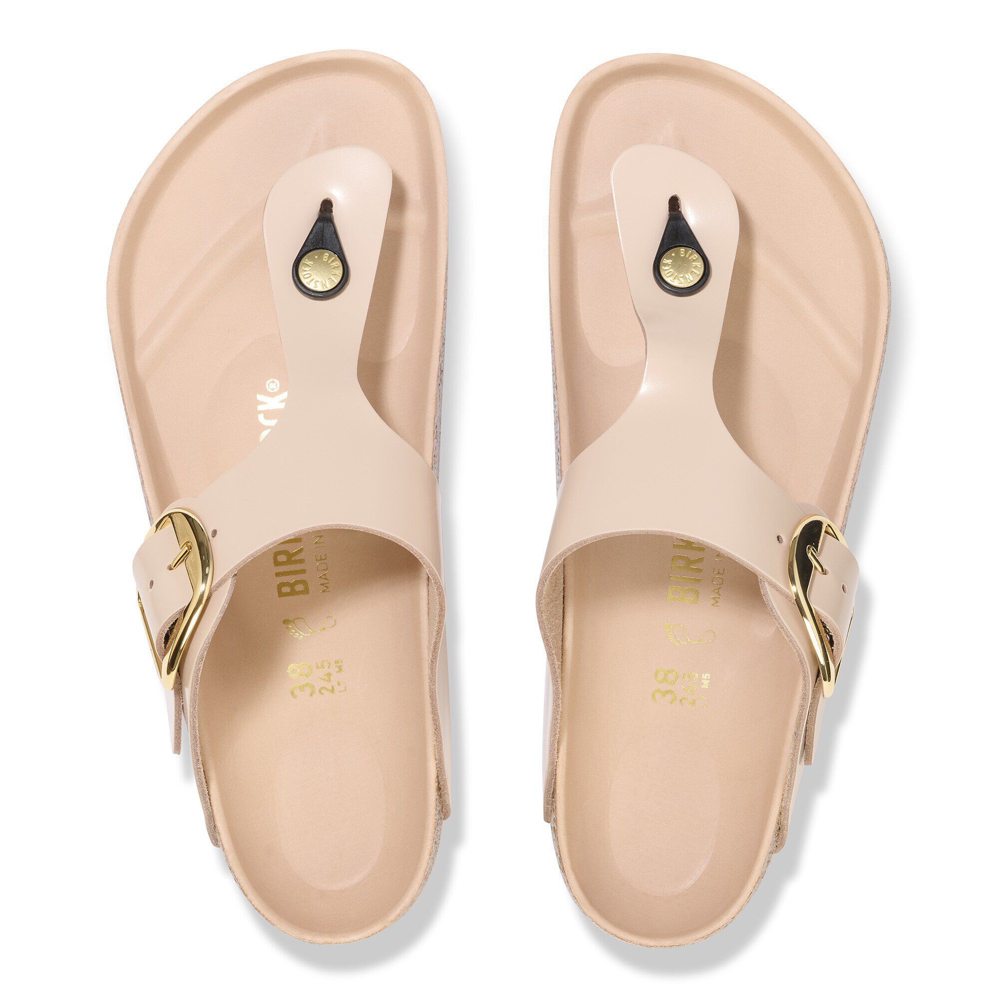 Birkenstock patent leather gizeh hot sale