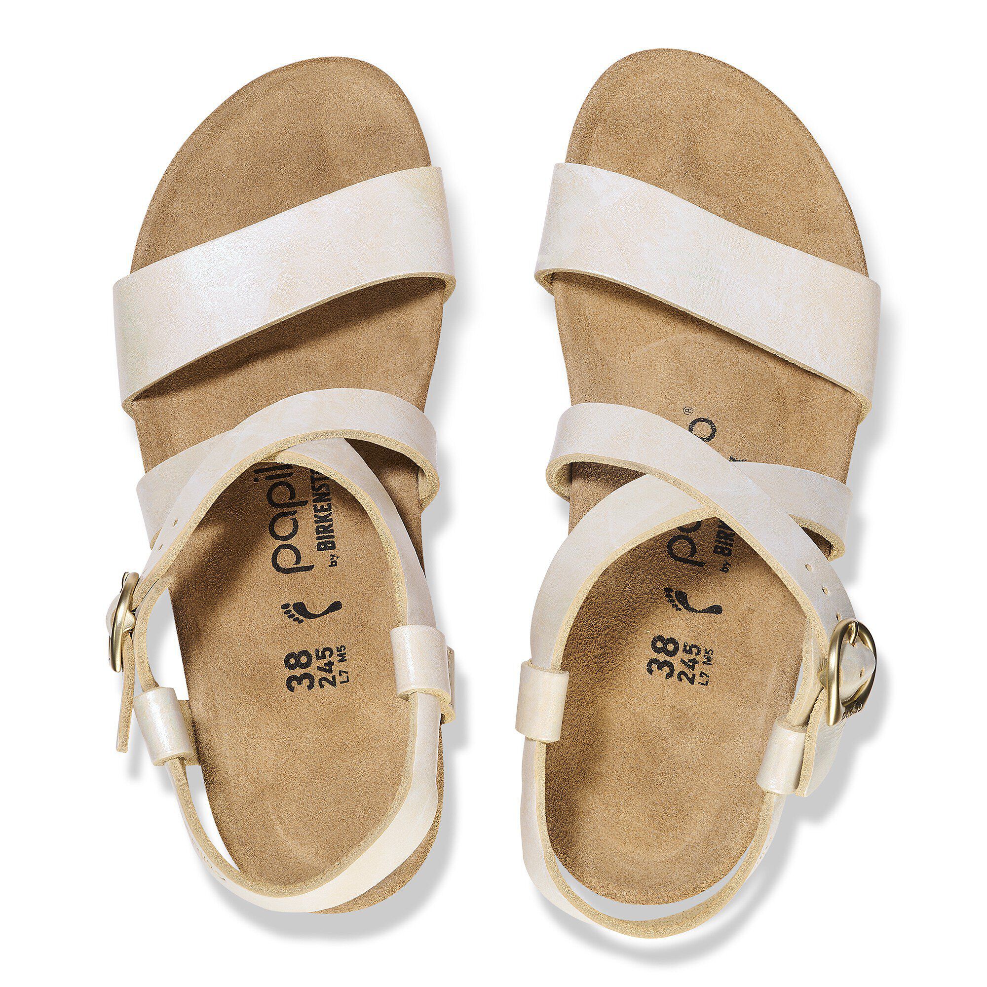 Sibyl Nubuck Leather Metallic Silver BIRKENSTOCK