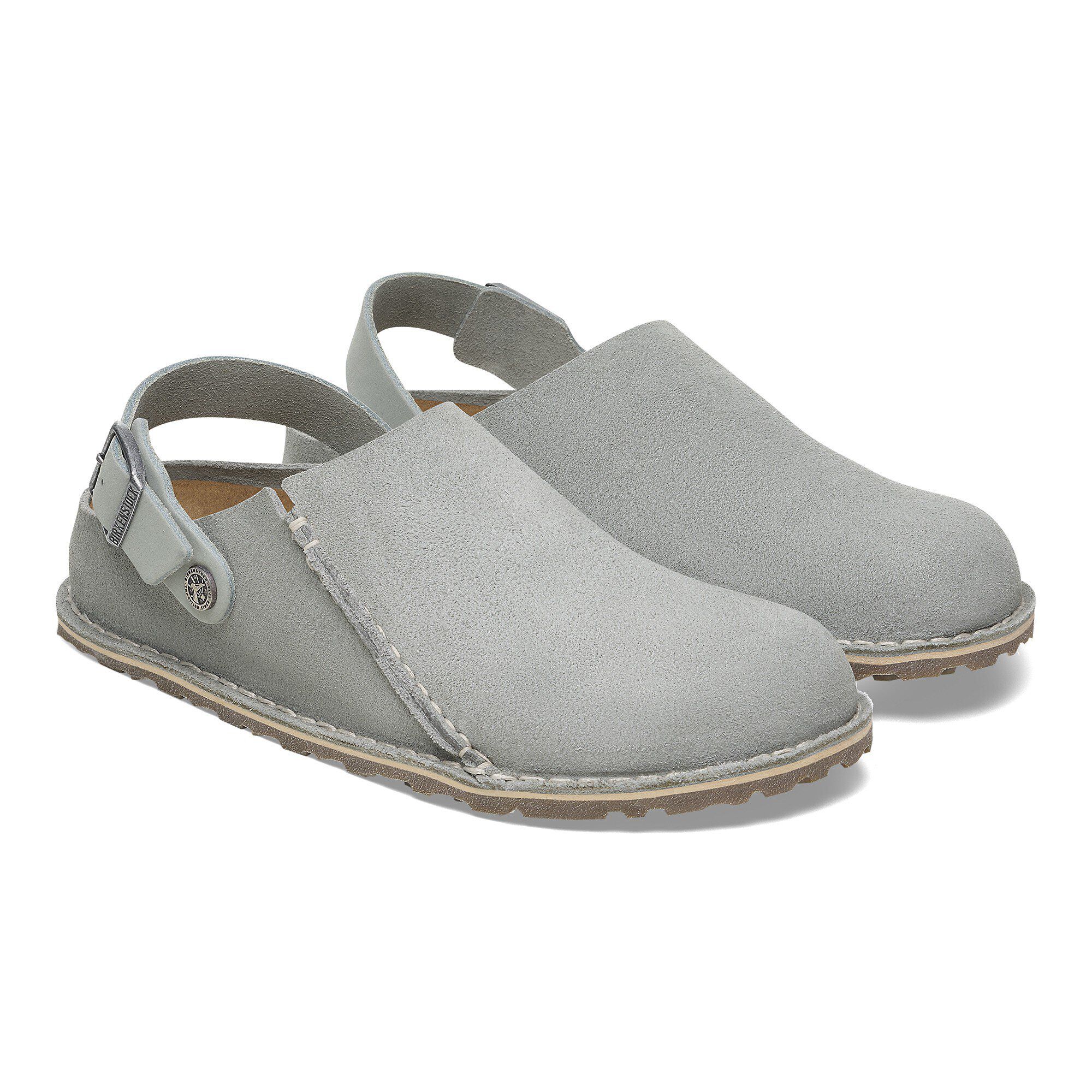 Lutry Premium Suede Suede Leather Pure Sage | BIRKENSTOCK