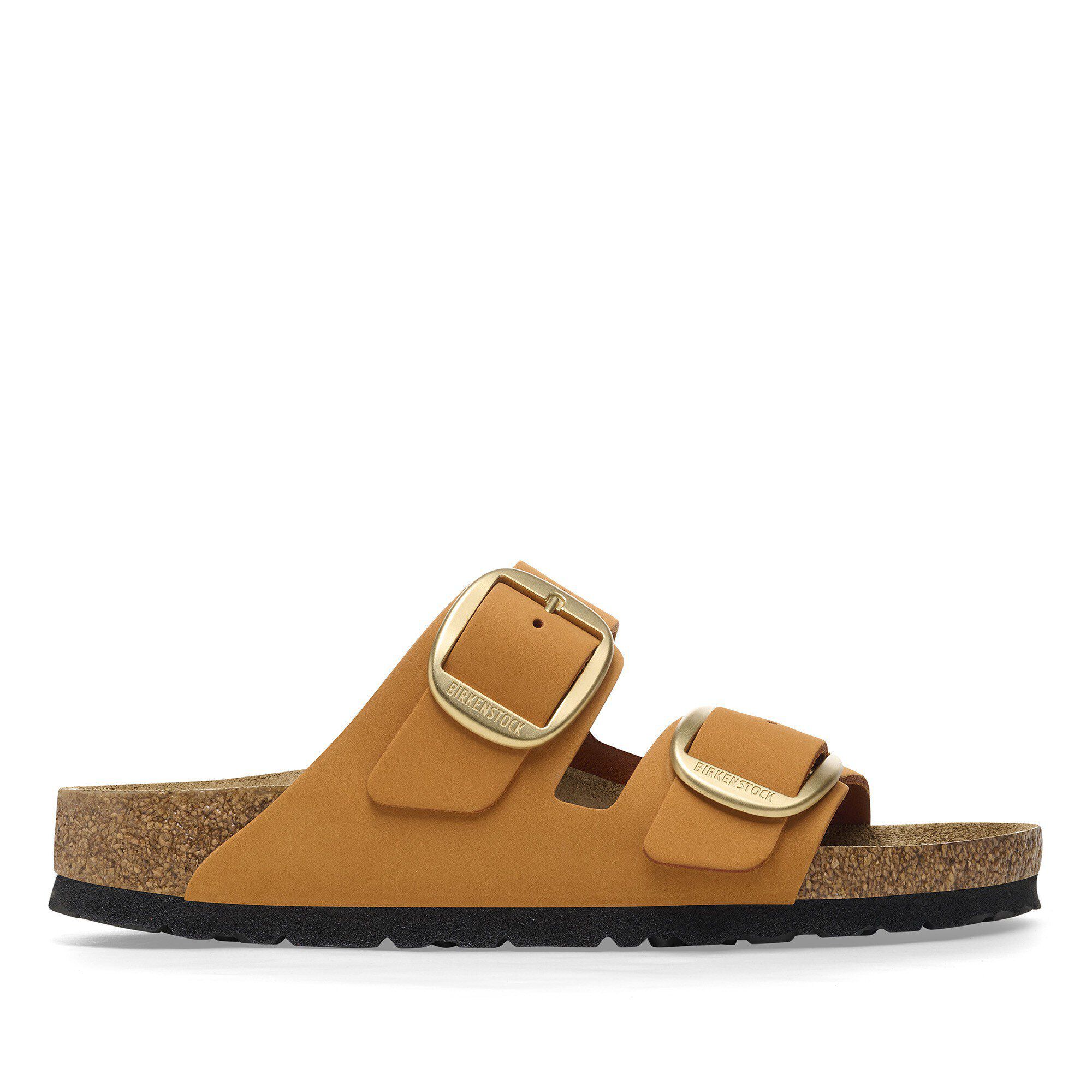 Arizona Big Buckle Nubuck Leather Burnt Orange | BIRKENSTOCK