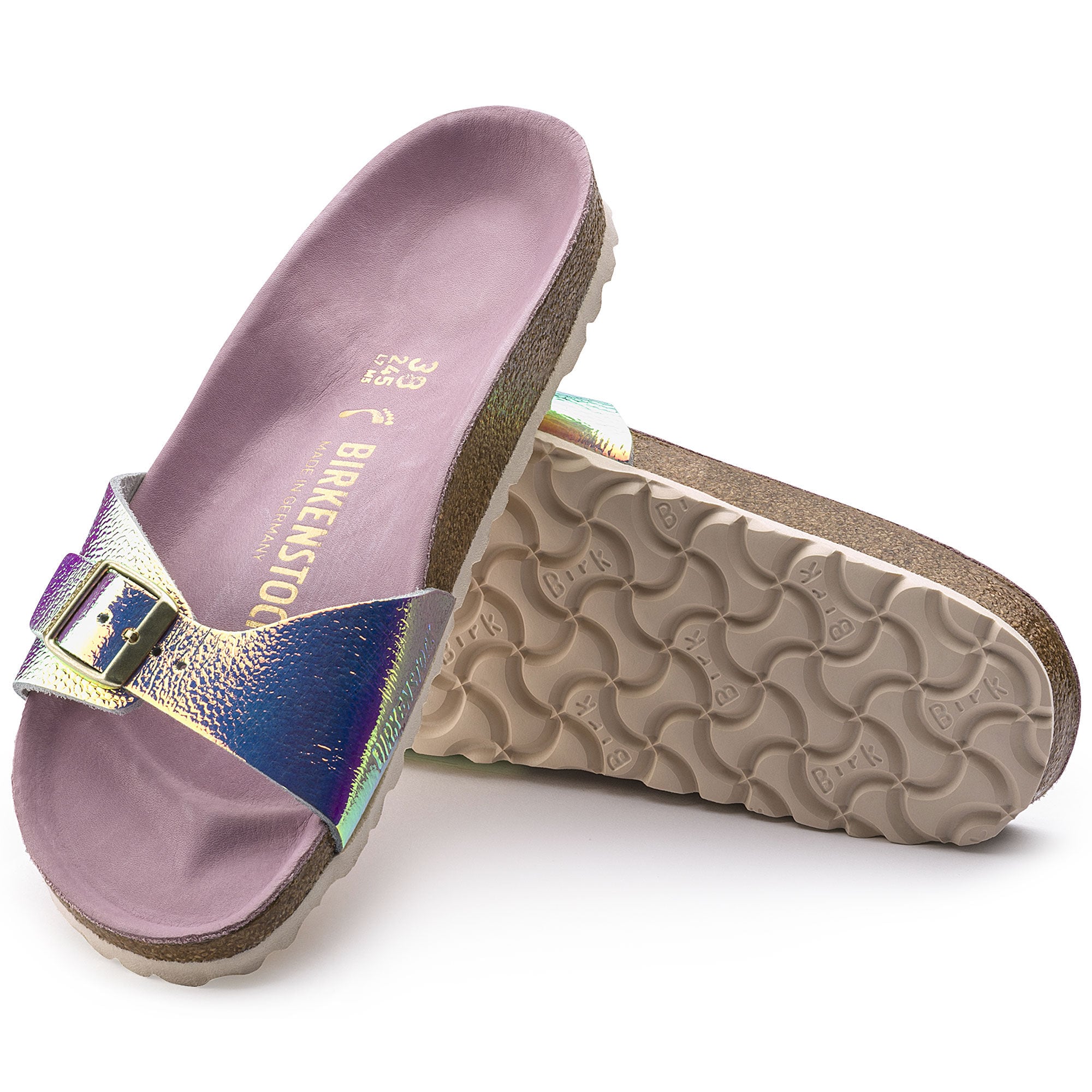 Birkenstock ombre pearls silver black deals