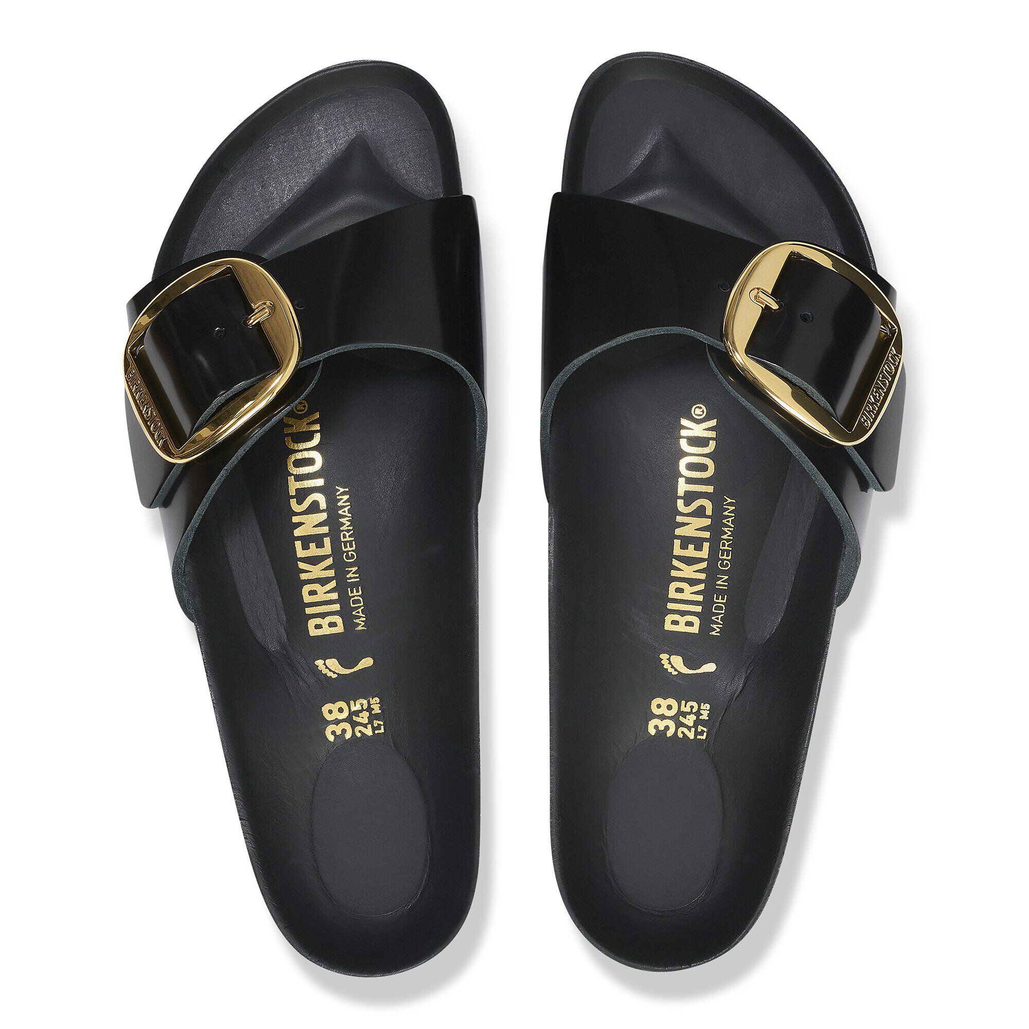 Birkenstock Madrid Big Buckle Black