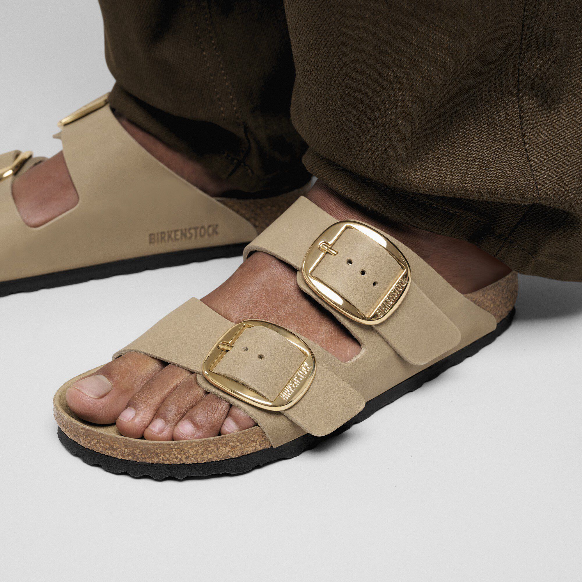 Arizona Big Buckle Oiled Leather Tobacco Brown | BIRKENSTOCK