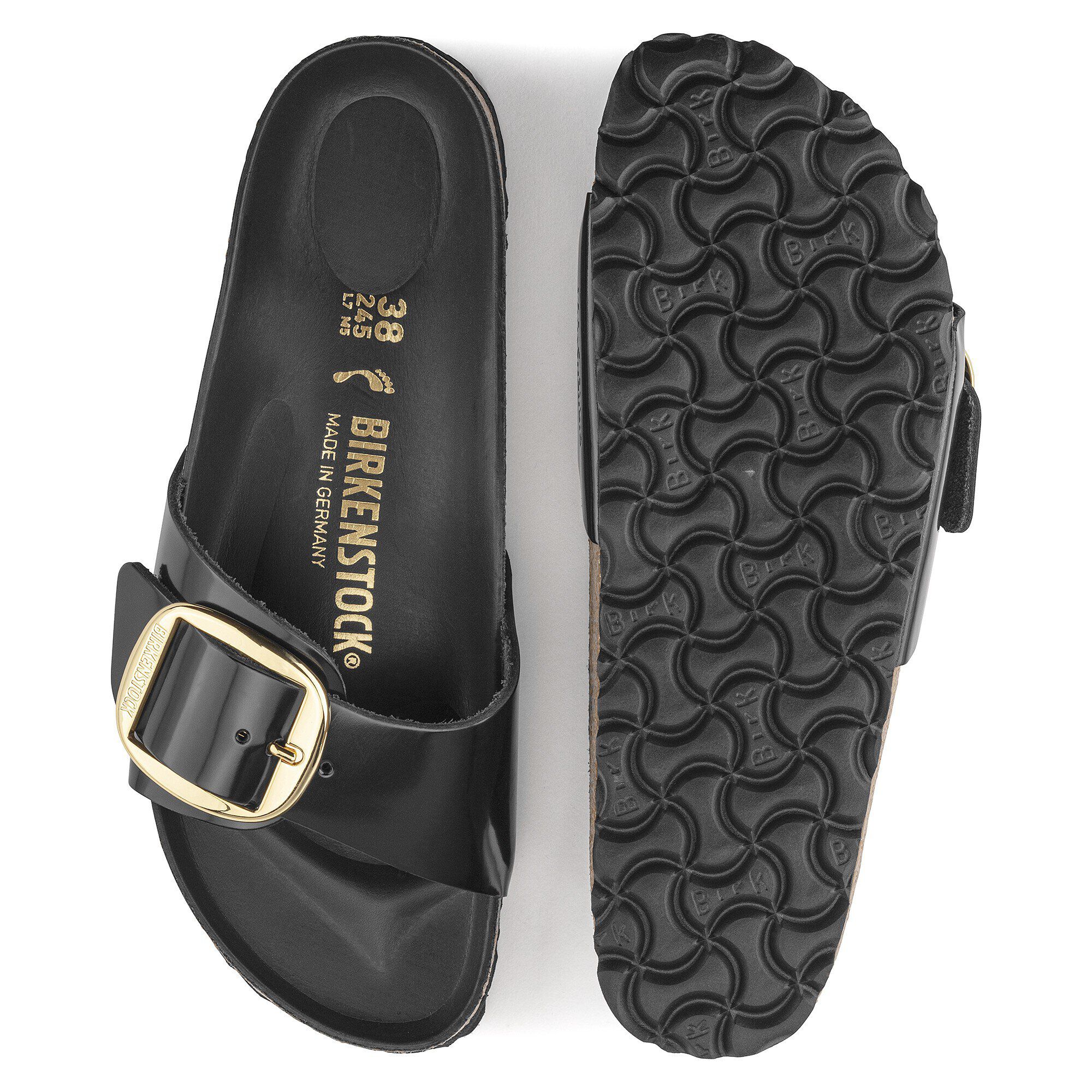 Birkenstock madrid eva deals black flat slides