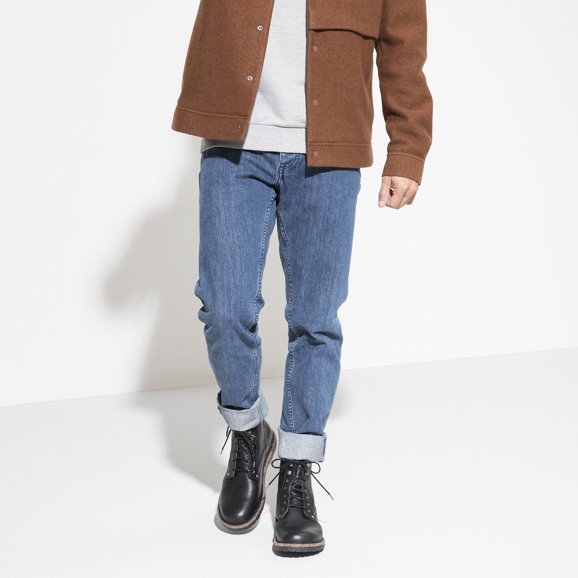 Bryson Natural Leather Black BIRKENSTOCK