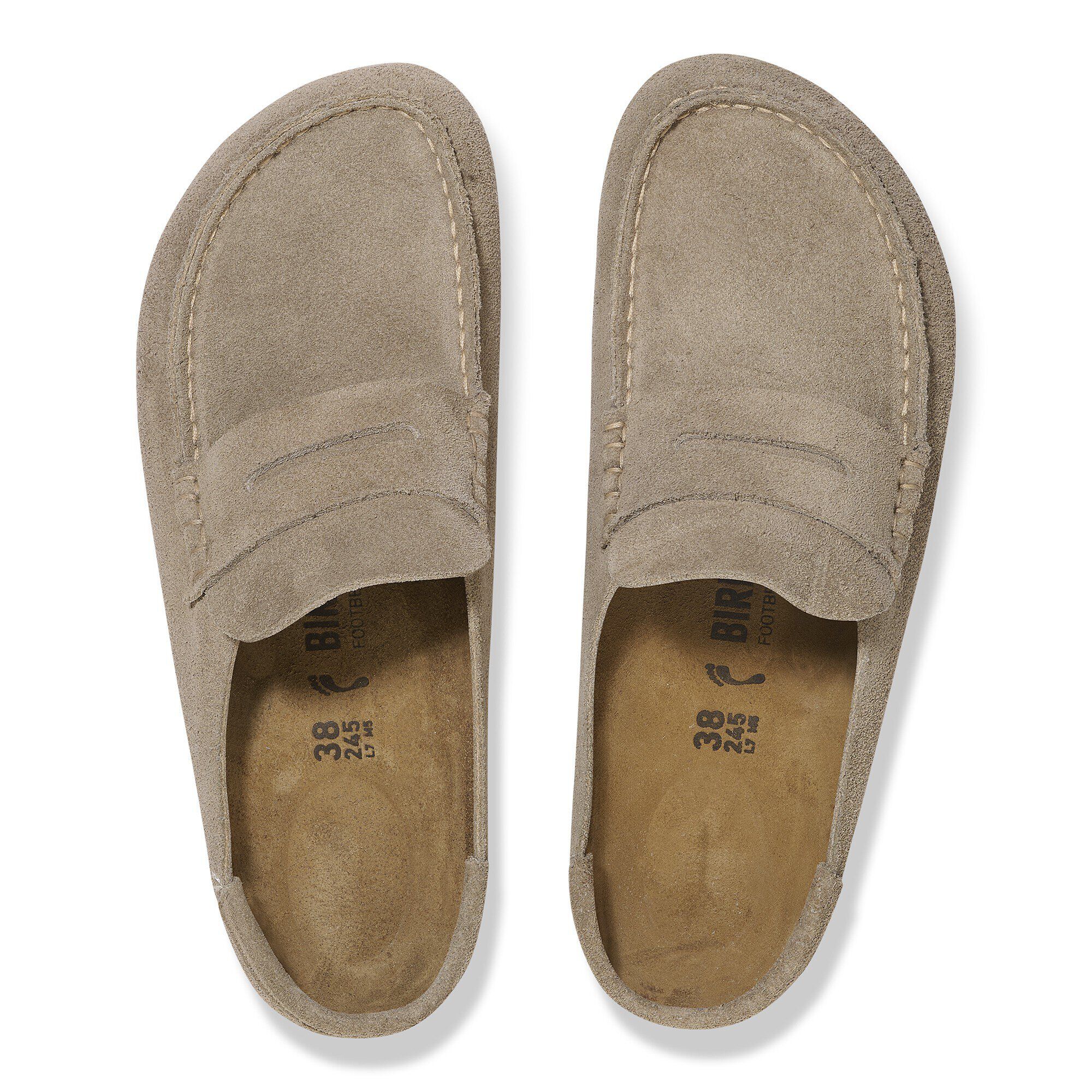 靴 BIRKENSTOCK Naples TAUPE 25cm Naples Wrapped Suede Leather Taupe | BIRKENSTOCK
