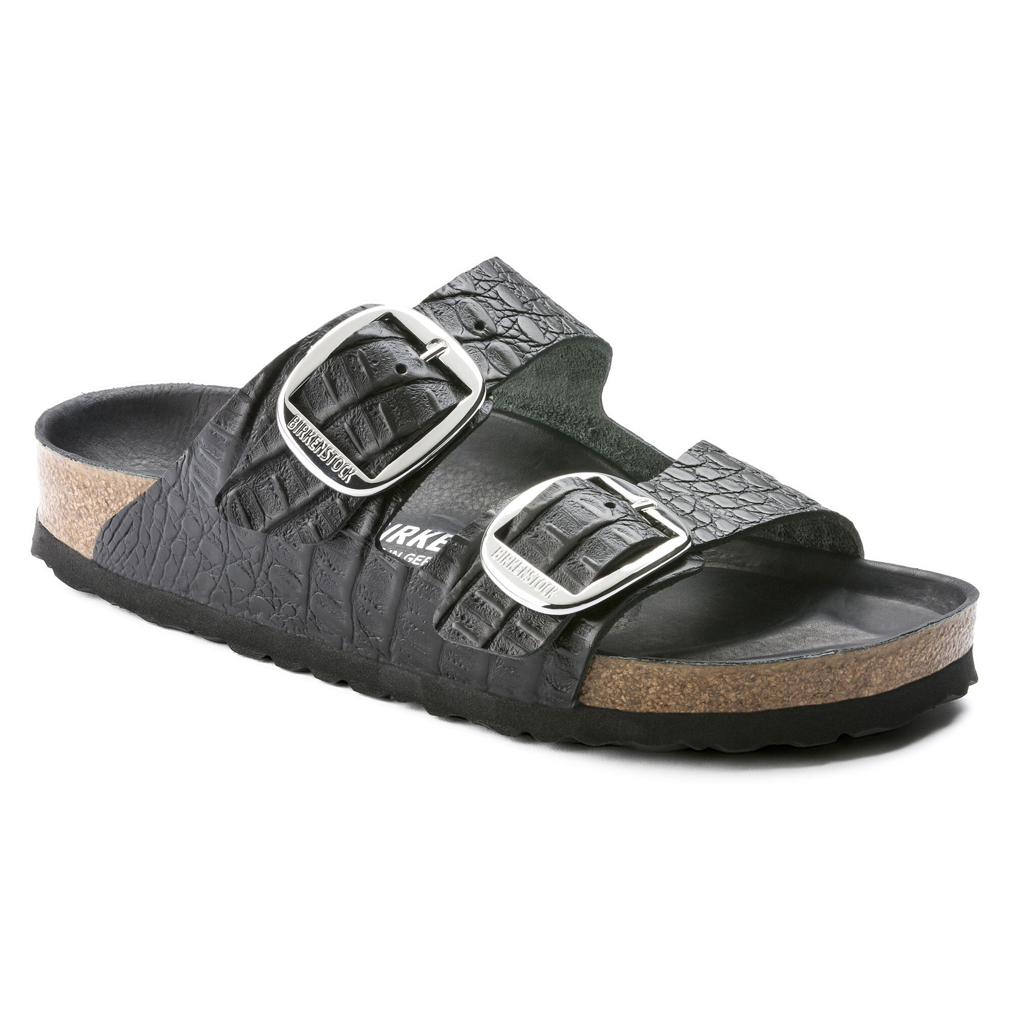 Birkenstock arizona big outlet buckle gator anthracite
